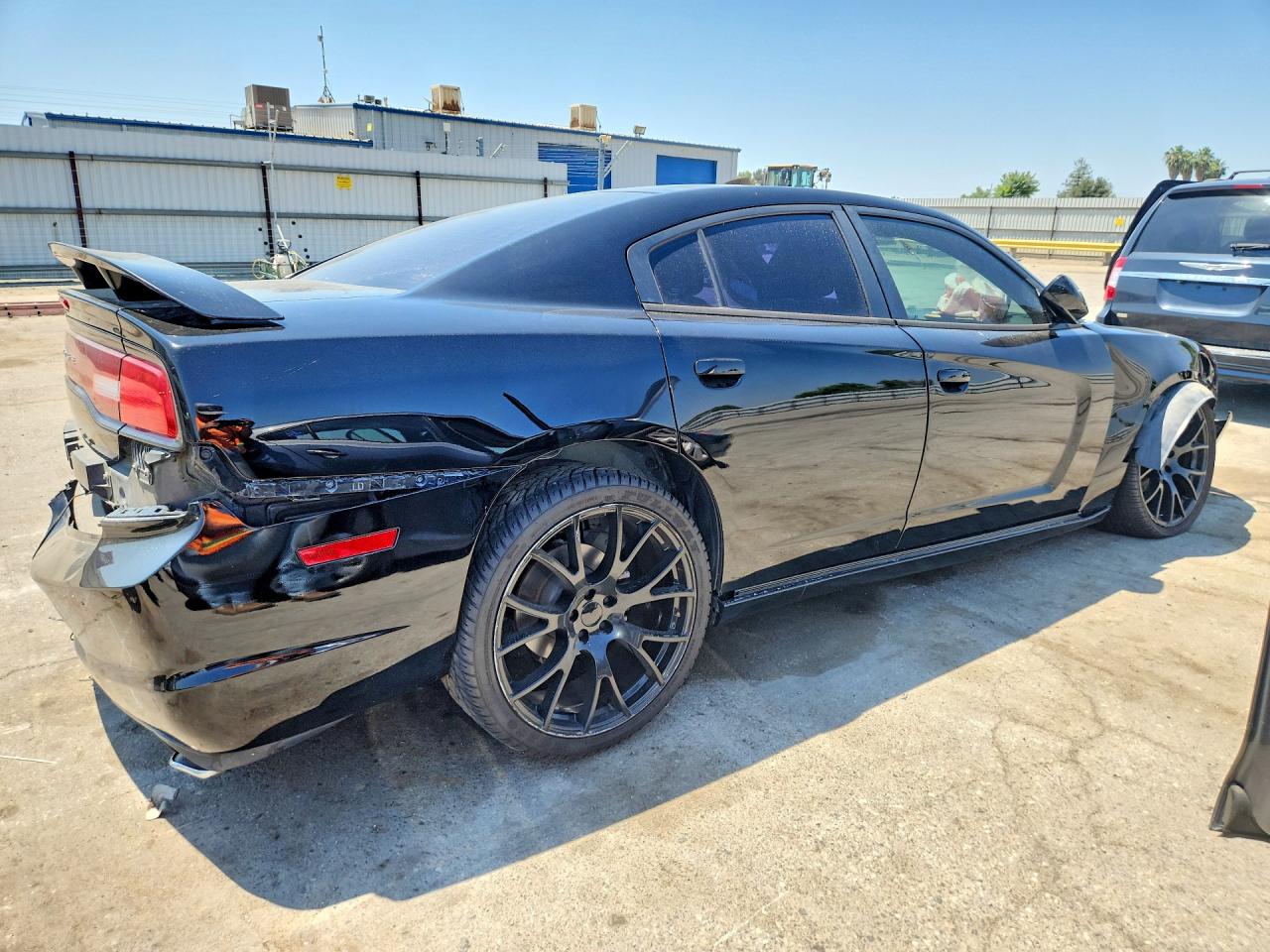 2014 Dodge Charger Se Black vin: 2C3CDXBG4EH262387