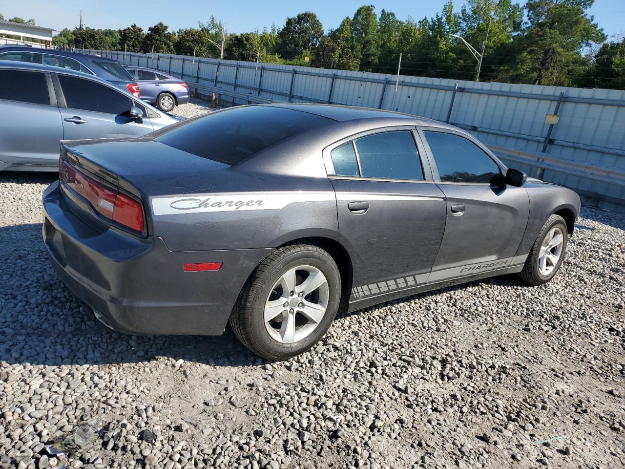 2014 Dodge Charger Se Gray vin: 2C3CDXBG4EH266035