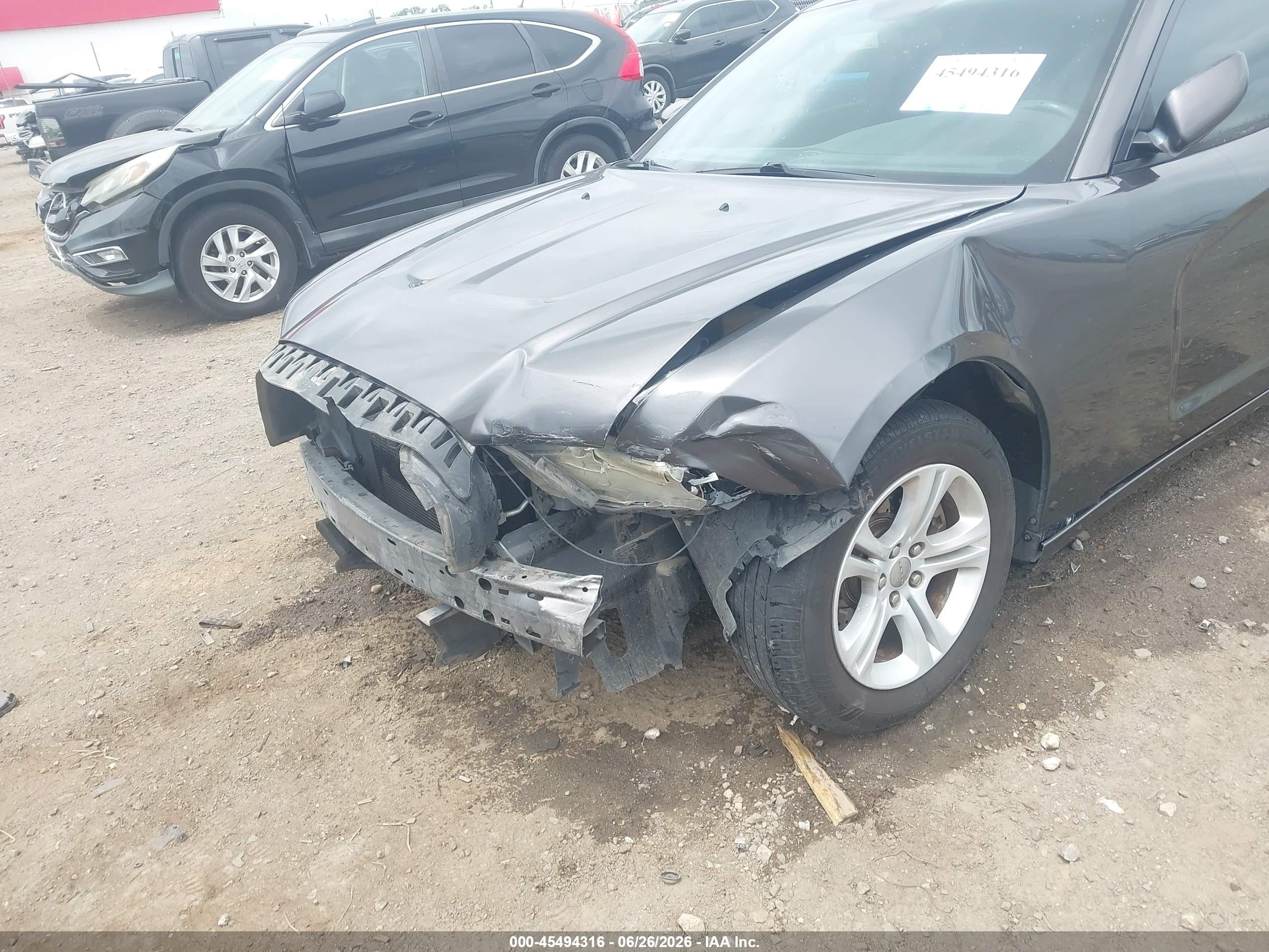 2014 Dodge Charger Se Gray vin: 2C3CDXBG4EH267959