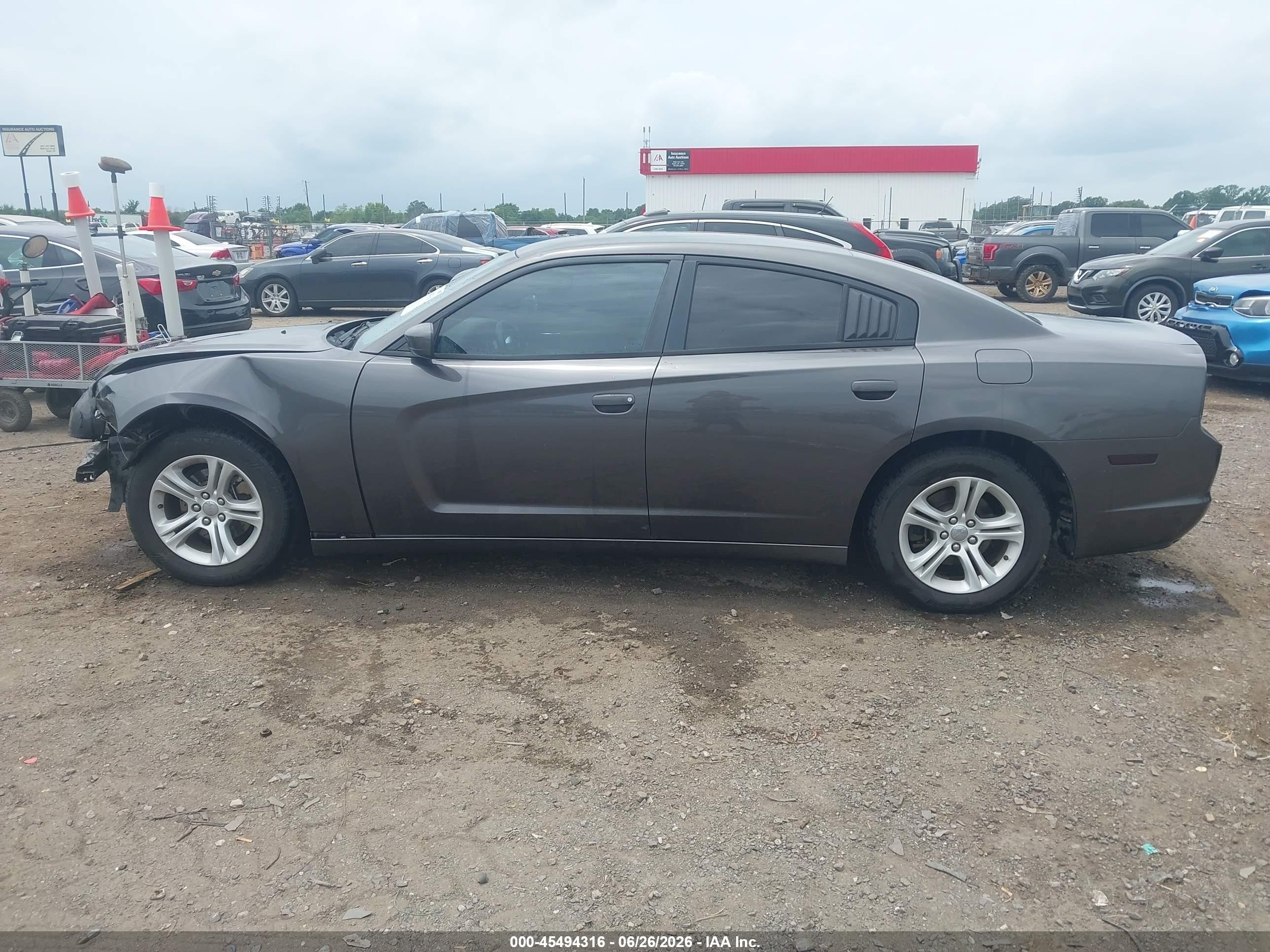 2014 Dodge Charger Se Gray vin: 2C3CDXBG4EH267959