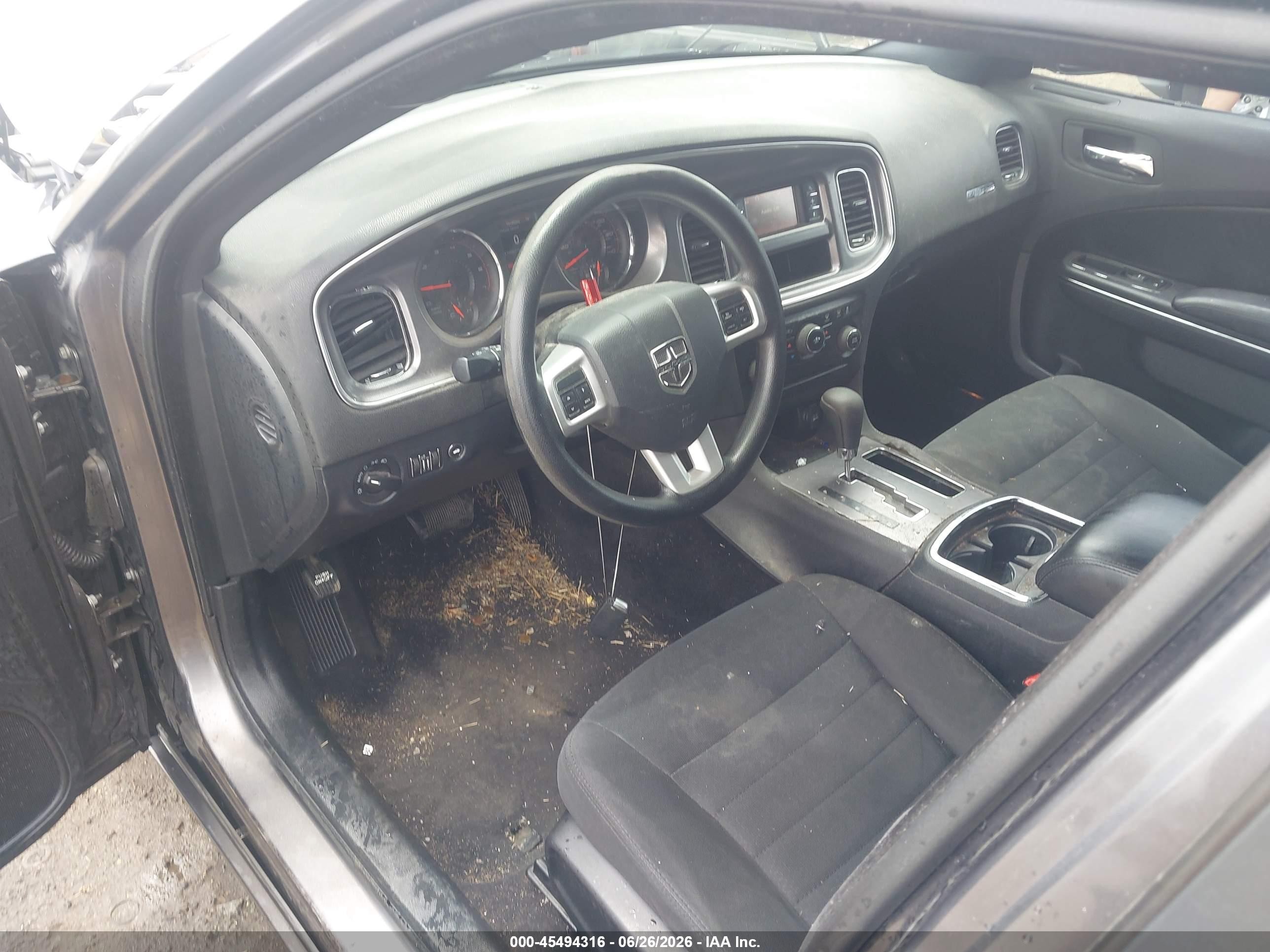 2014 Dodge Charger Se Gray vin: 2C3CDXBG4EH267959