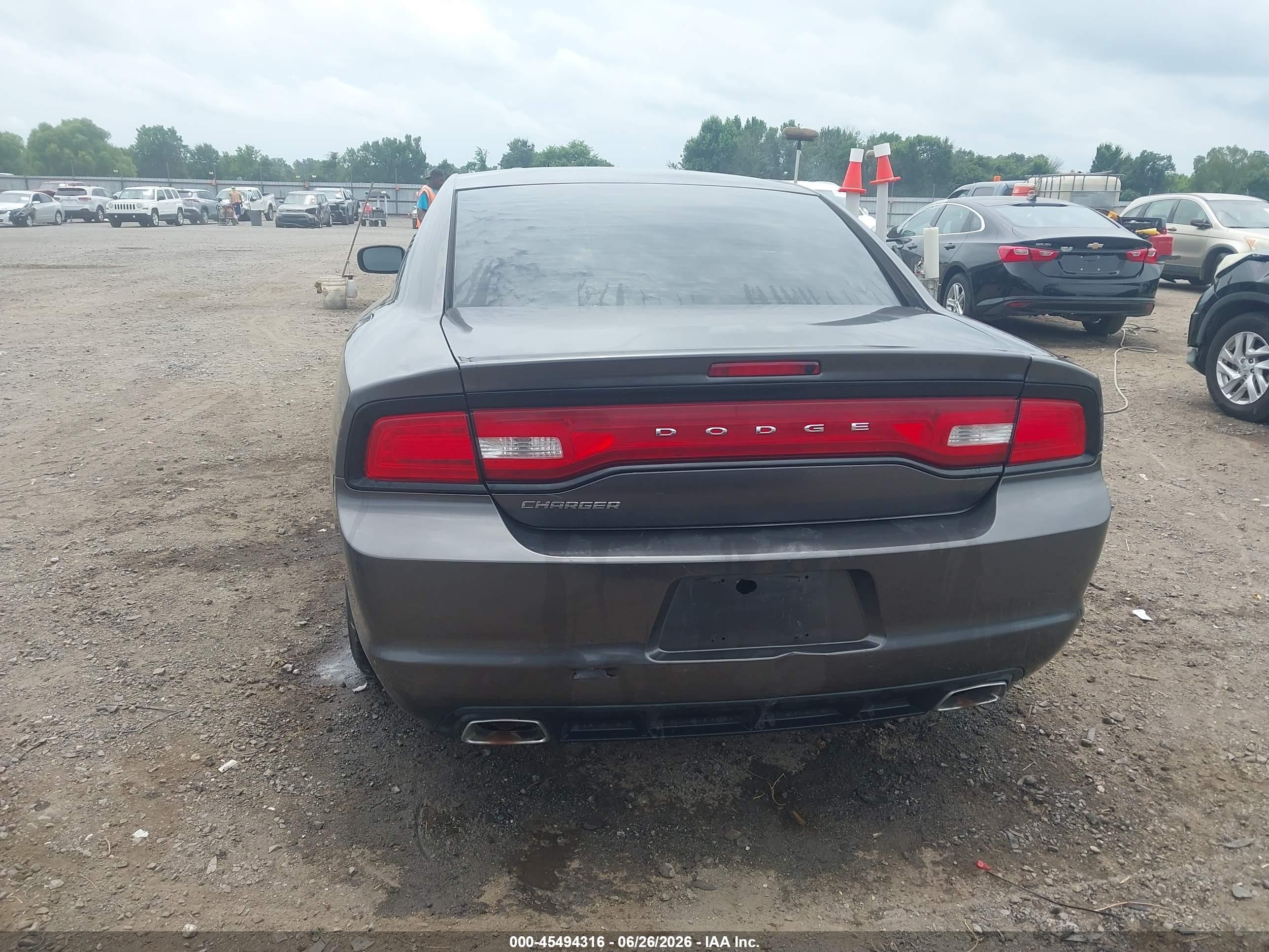 2014 Dodge Charger Se Gray vin: 2C3CDXBG4EH267959