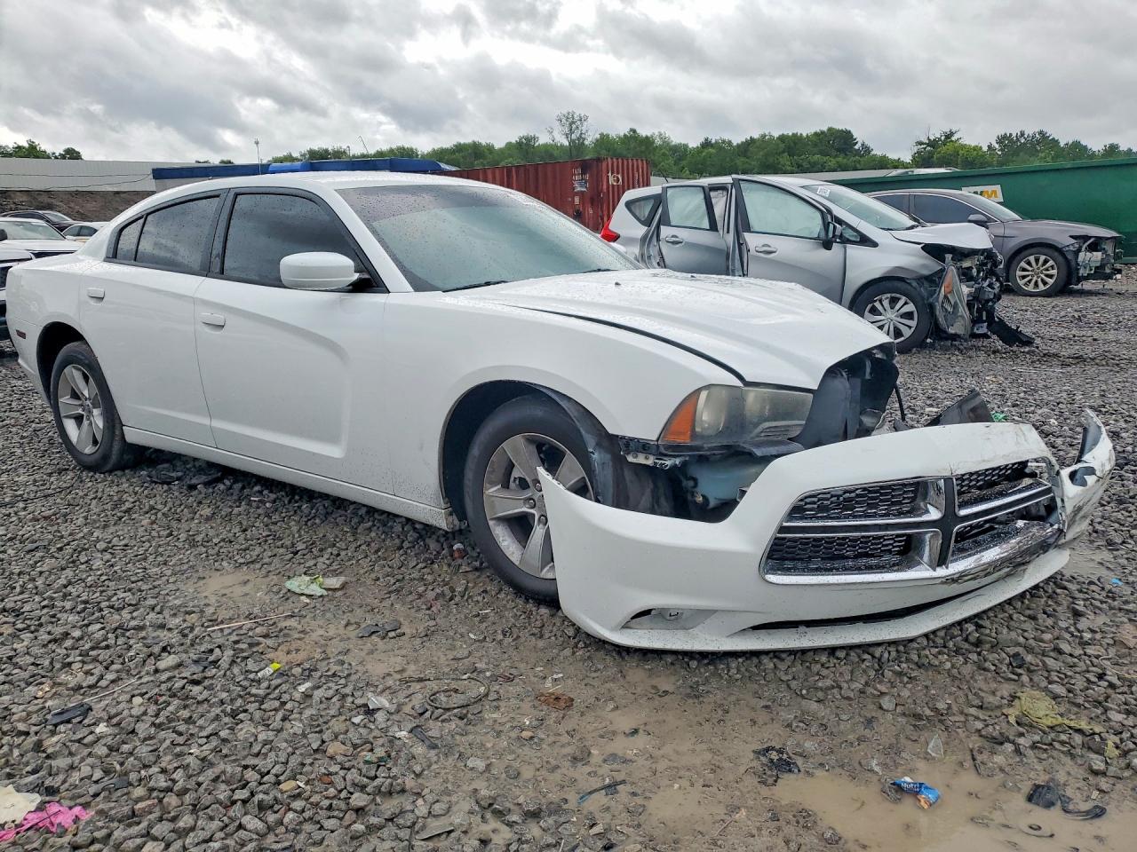2014 Dodge Charger Se Белый vin: 2C3CDXBG4EH277410