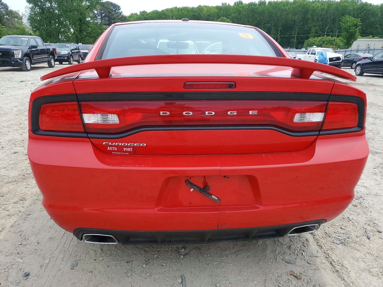 2014 Dodge Charger Se Red vin: 2C3CDXBG4EH285216