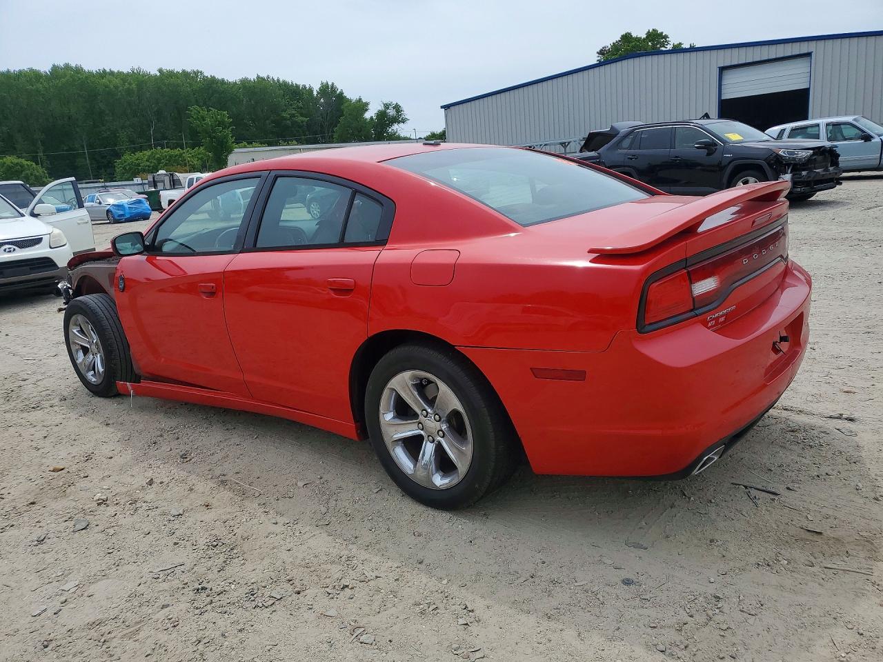 2014 Dodge Charger Se Red vin: 2C3CDXBG4EH285216