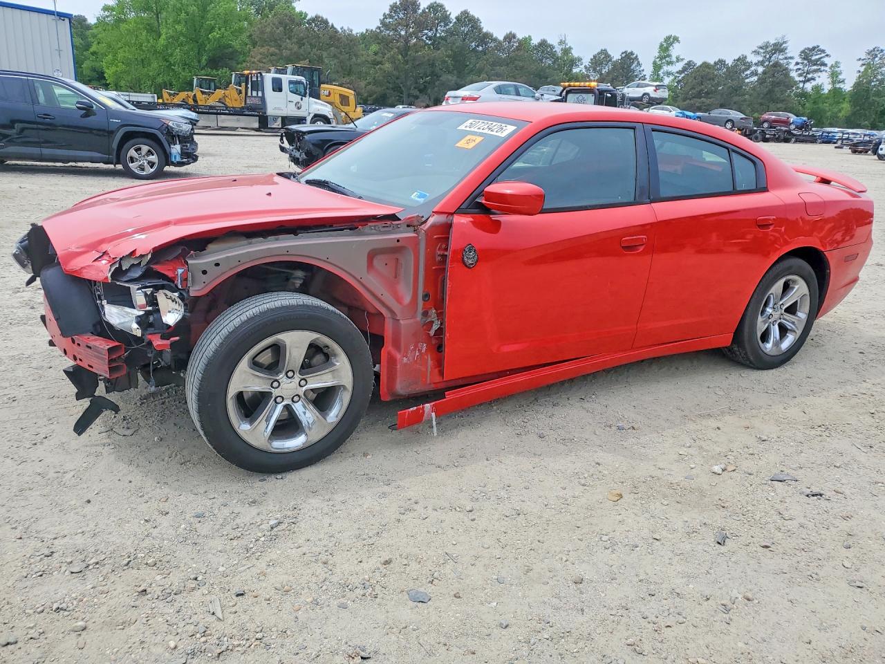 2014 Dodge Charger Se Red vin: 2C3CDXBG4EH285216