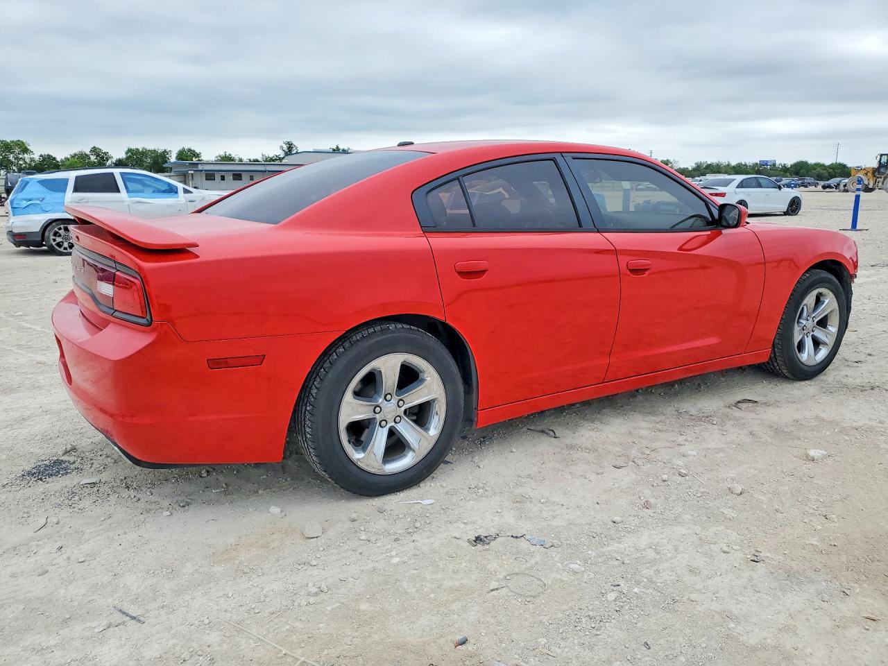 2014 Dodge Charger Se Red vin: 2C3CDXBG4EH300703