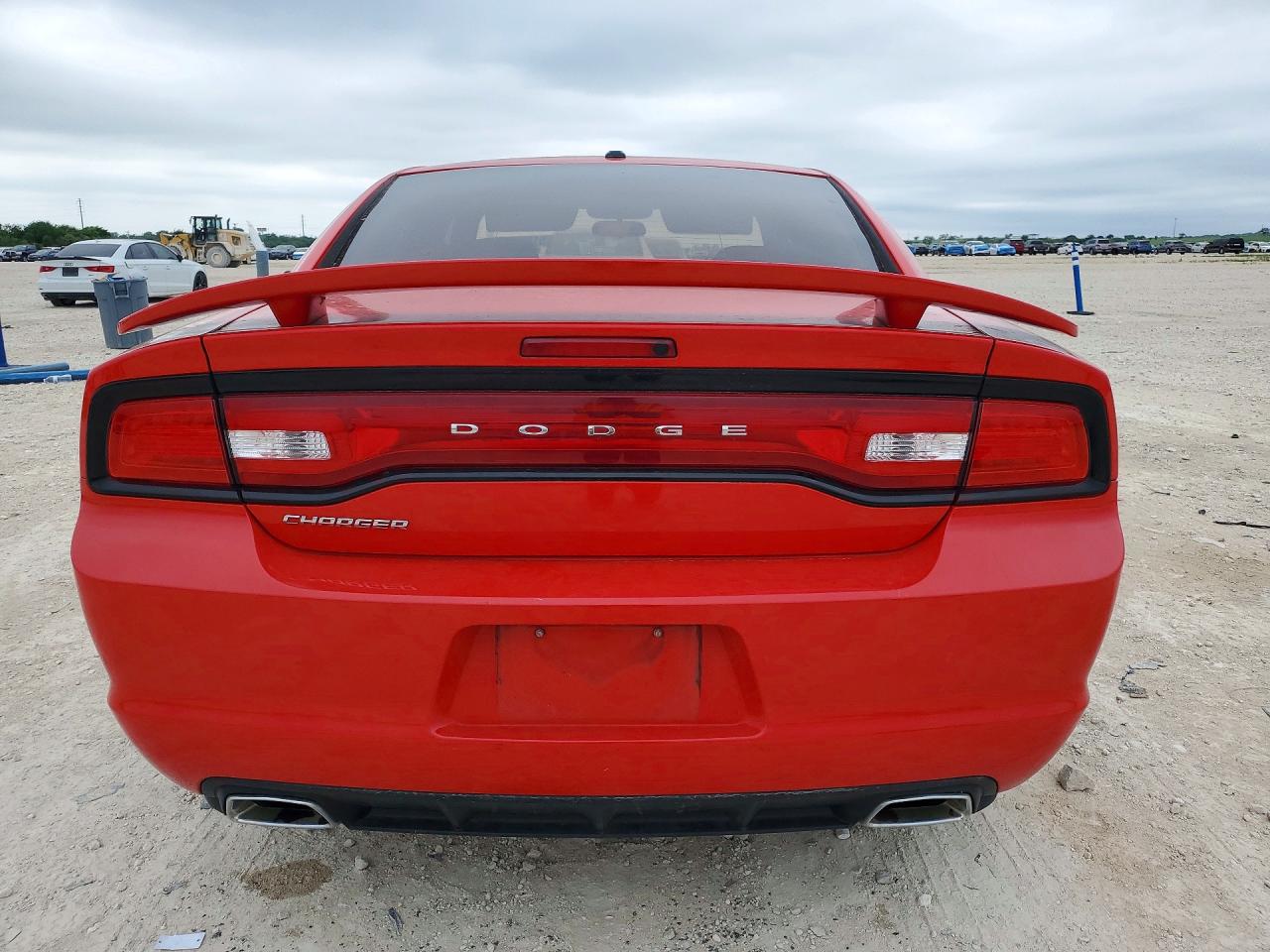 2014 Dodge Charger Se Red vin: 2C3CDXBG4EH300703
