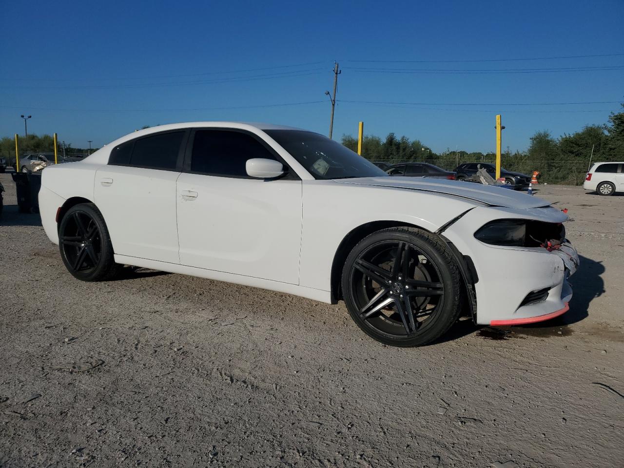 2015 Dodge Charger Se White vin: 2C3CDXBG4FH812768