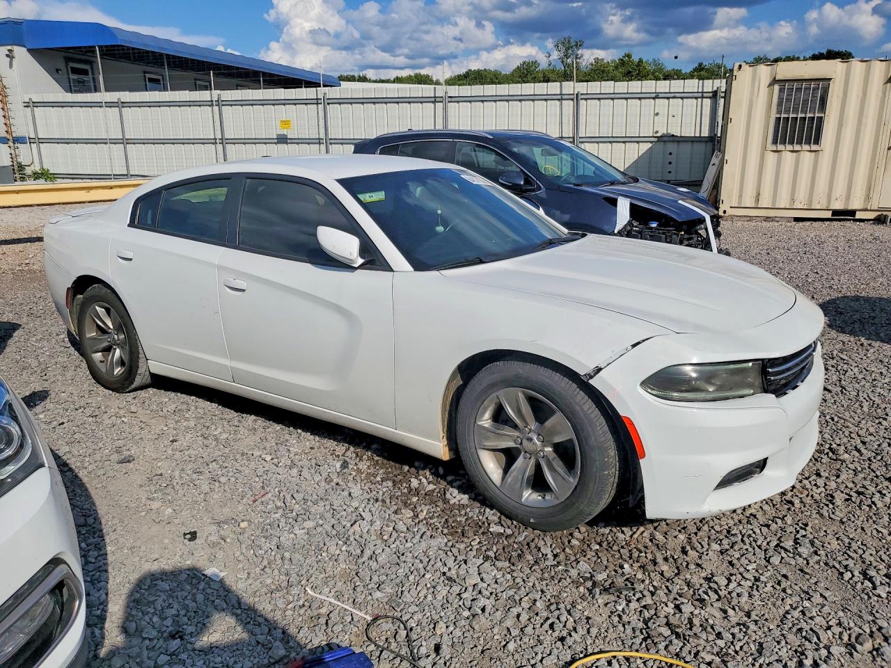 2015 Dodge Charger Se White vin: 2C3CDXBG4FH897000