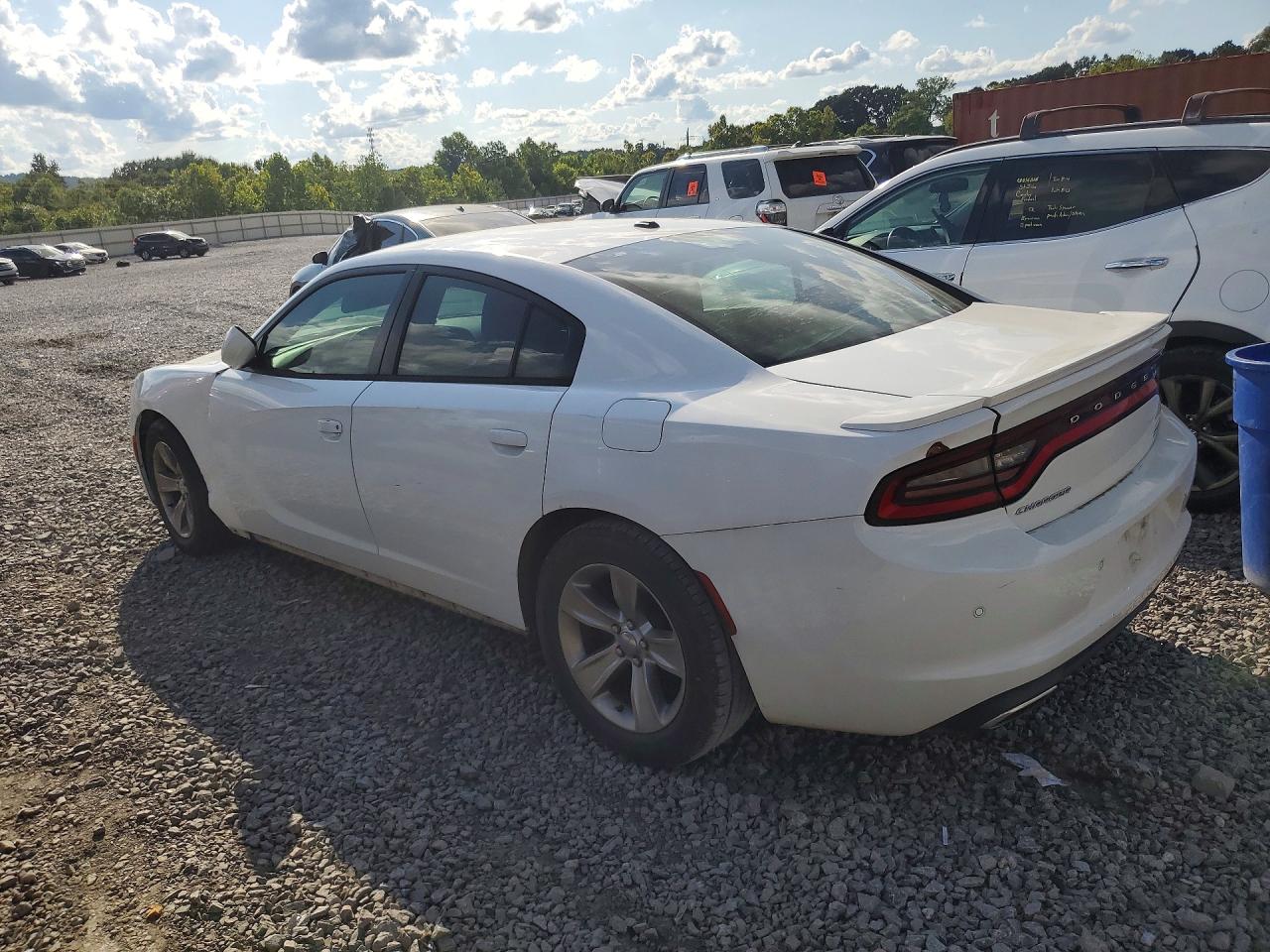 2015 Dodge Charger Se White vin: 2C3CDXBG4FH897000