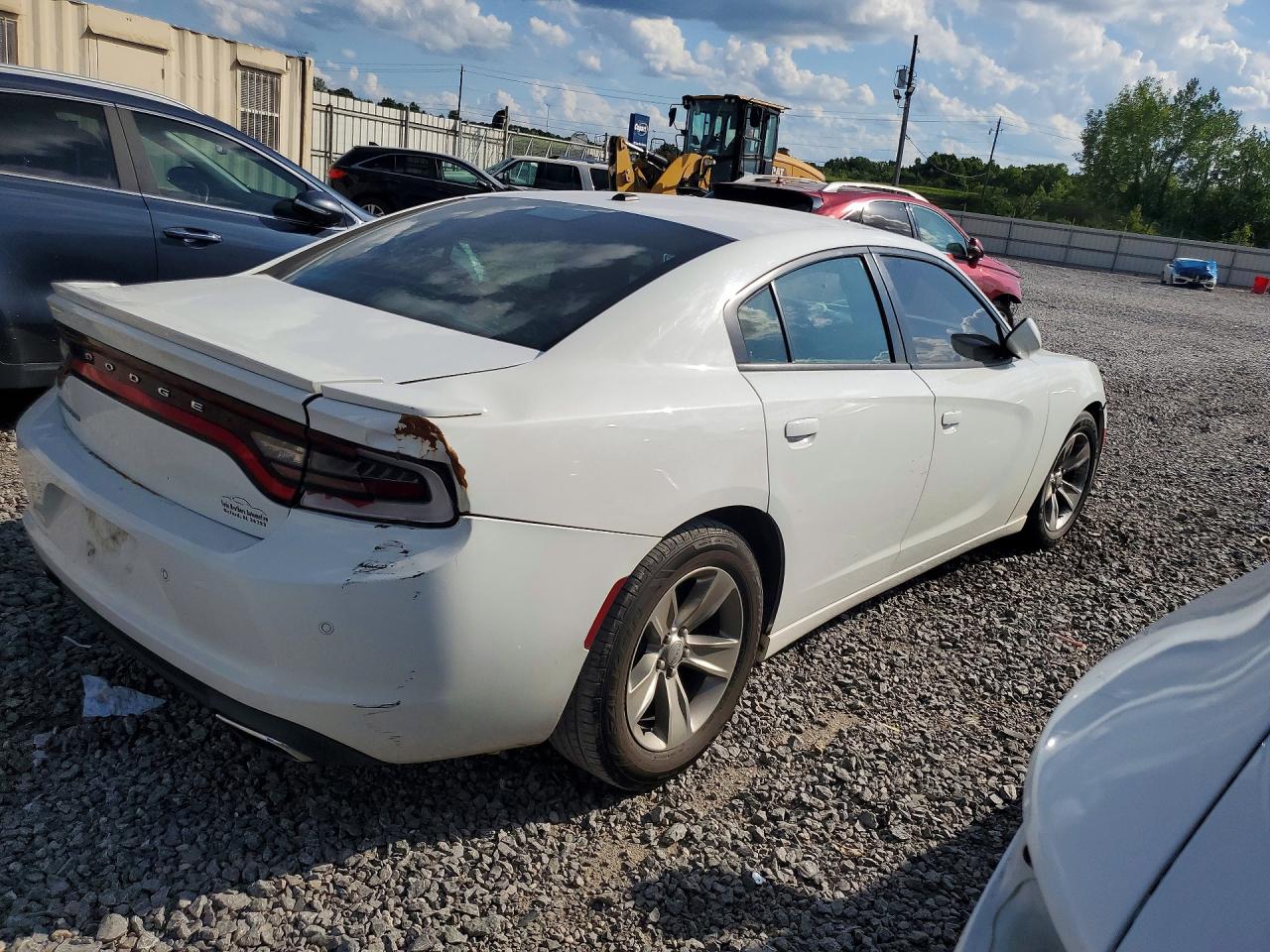 2015 Dodge Charger Se White vin: 2C3CDXBG4FH897000
