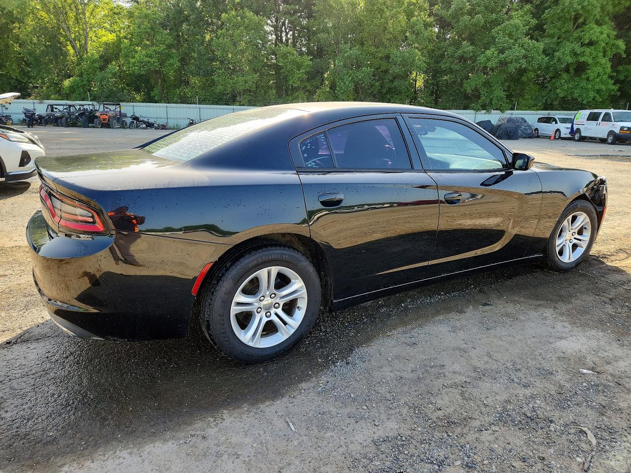 2015 Dodge Charger Se Black vin: 2C3CDXBG4FH919254