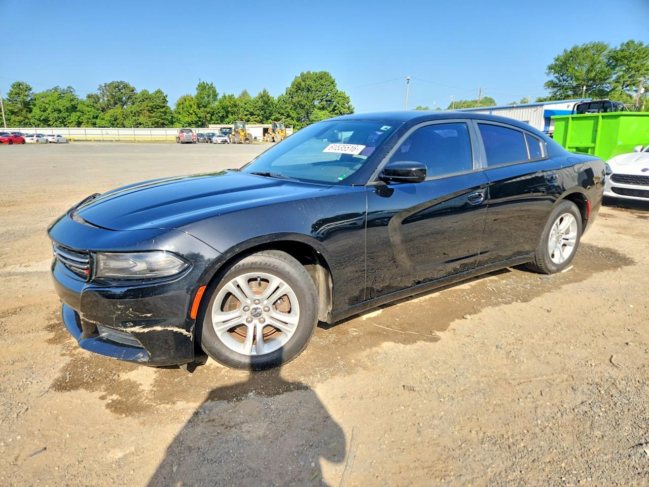 2015 Dodge Charger Se Black vin: 2C3CDXBG4FH919254