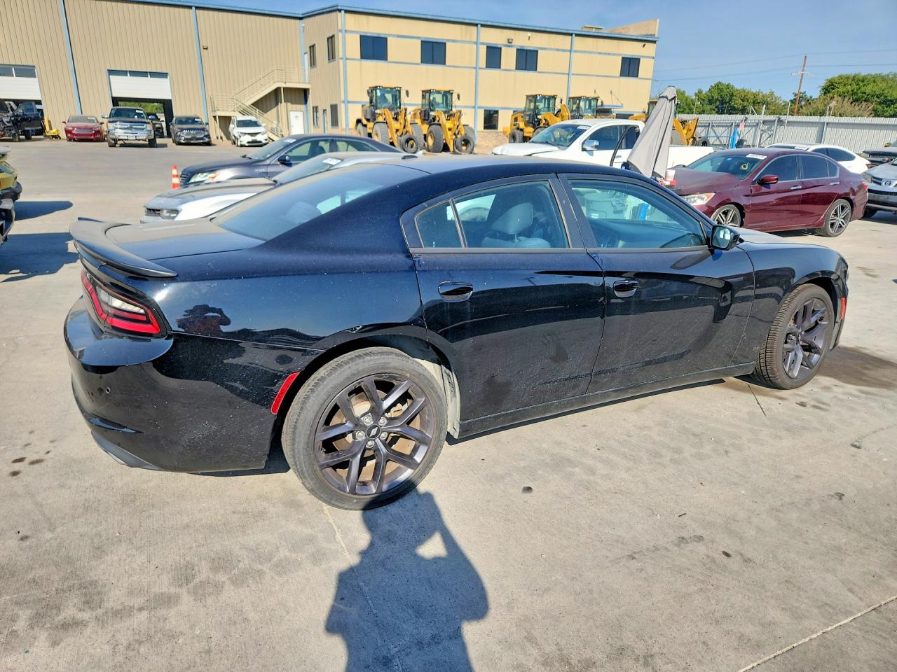 2019 Dodge Charger Sxt Black vin: 2C3CDXBG4KH572387