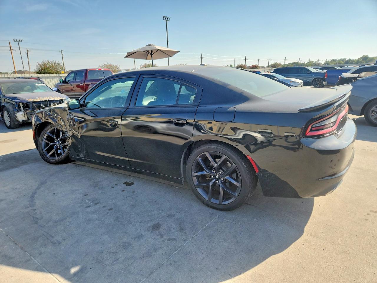 2019 Dodge Charger Sxt Черный vin: 2C3CDXBG4KH572387
