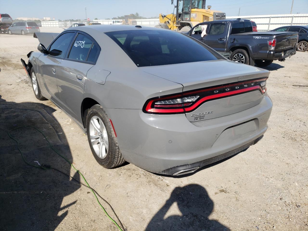 2019 Dodge Charger Sxt Gray vin: 2C3CDXBG4KH707481