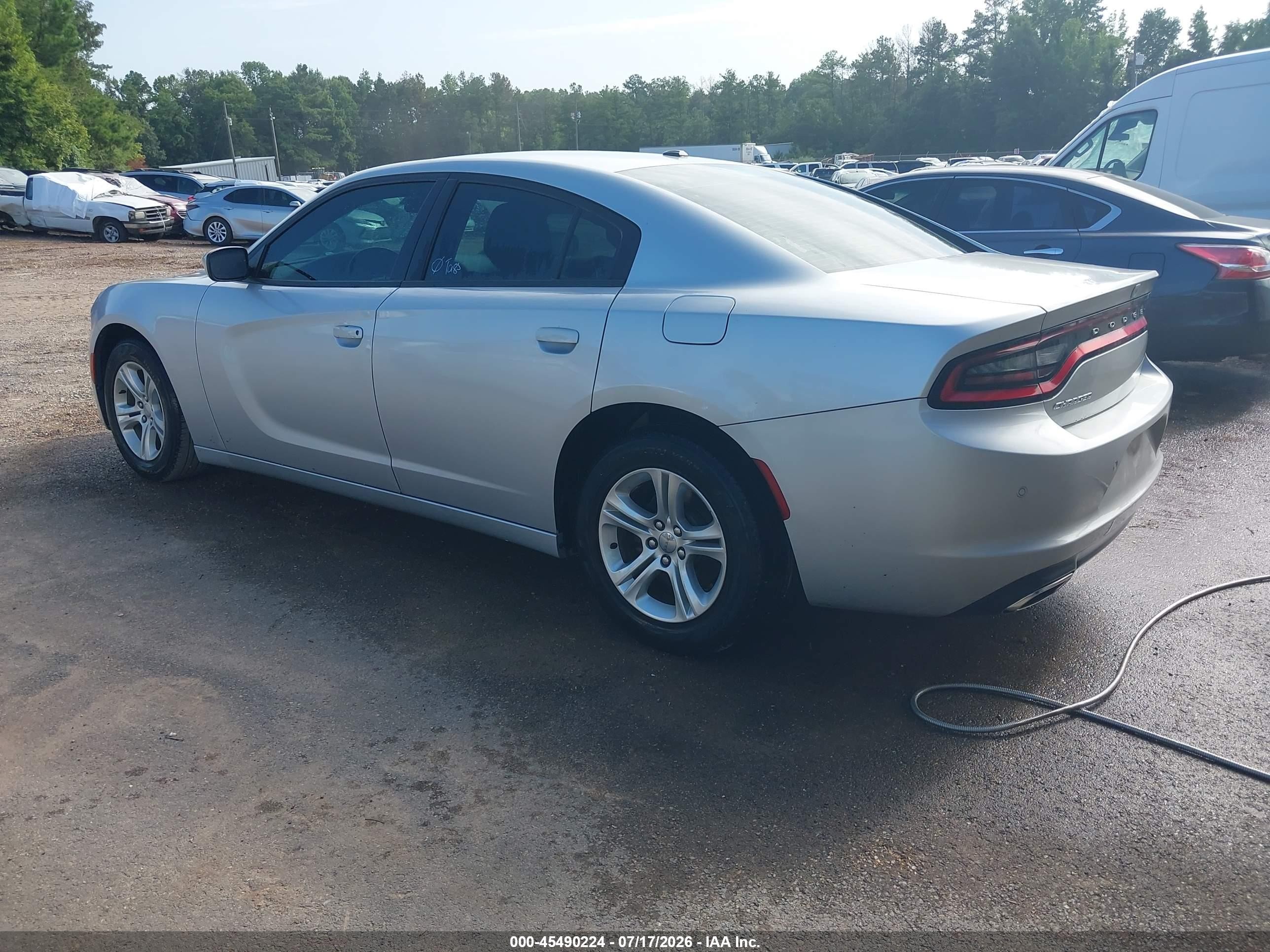 2020 Dodge Charger Sxt Rwd Silver vin: 2C3CDXBG4LH190104
