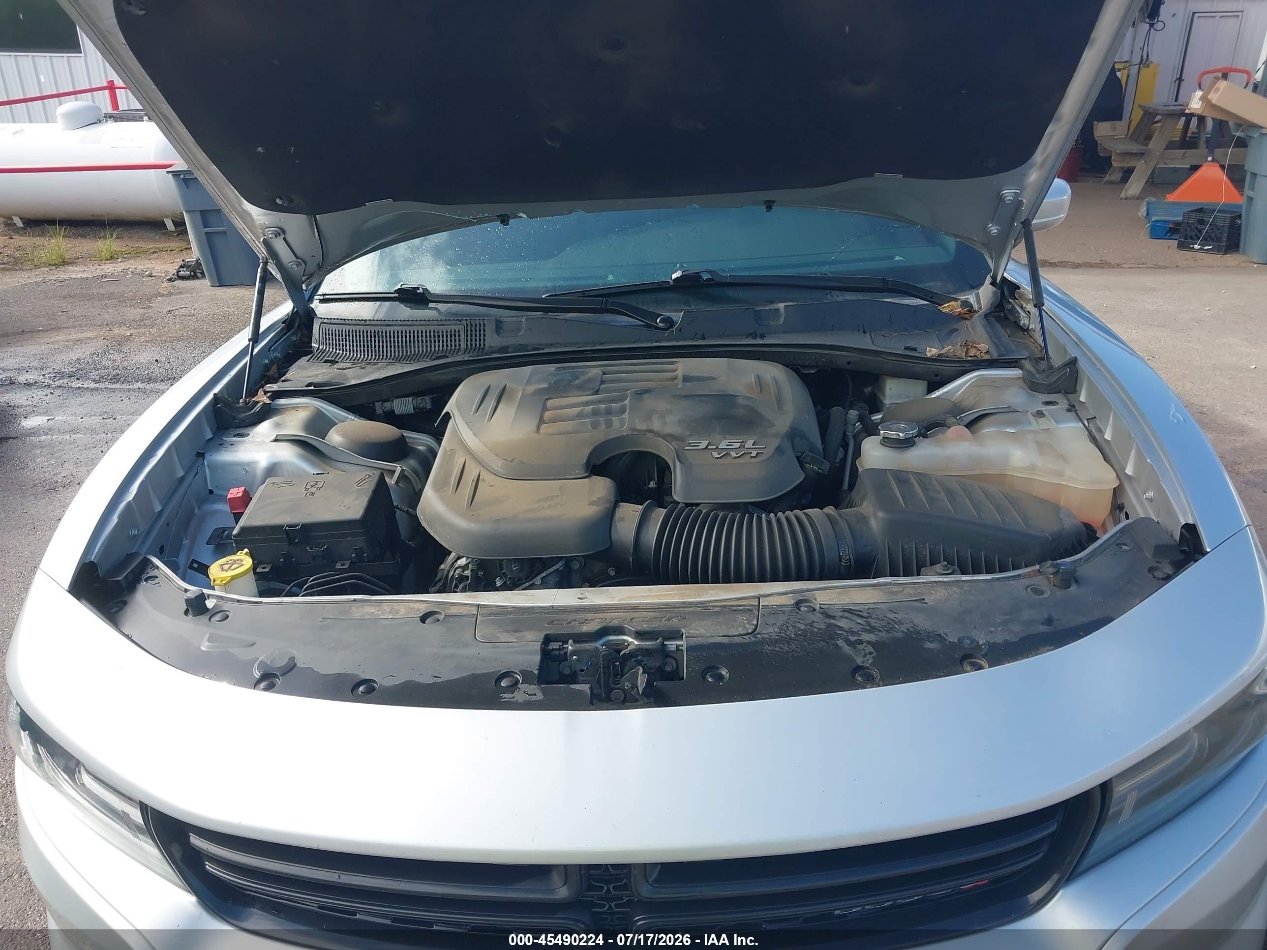 2020 Dodge Charger Sxt Rwd Silver vin: 2C3CDXBG4LH190104
