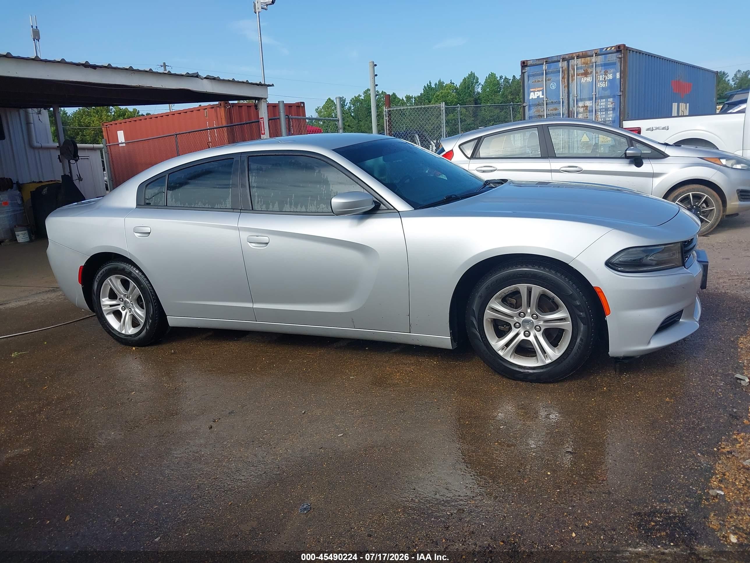 2020 Dodge Charger Sxt Rwd Silver vin: 2C3CDXBG4LH190104