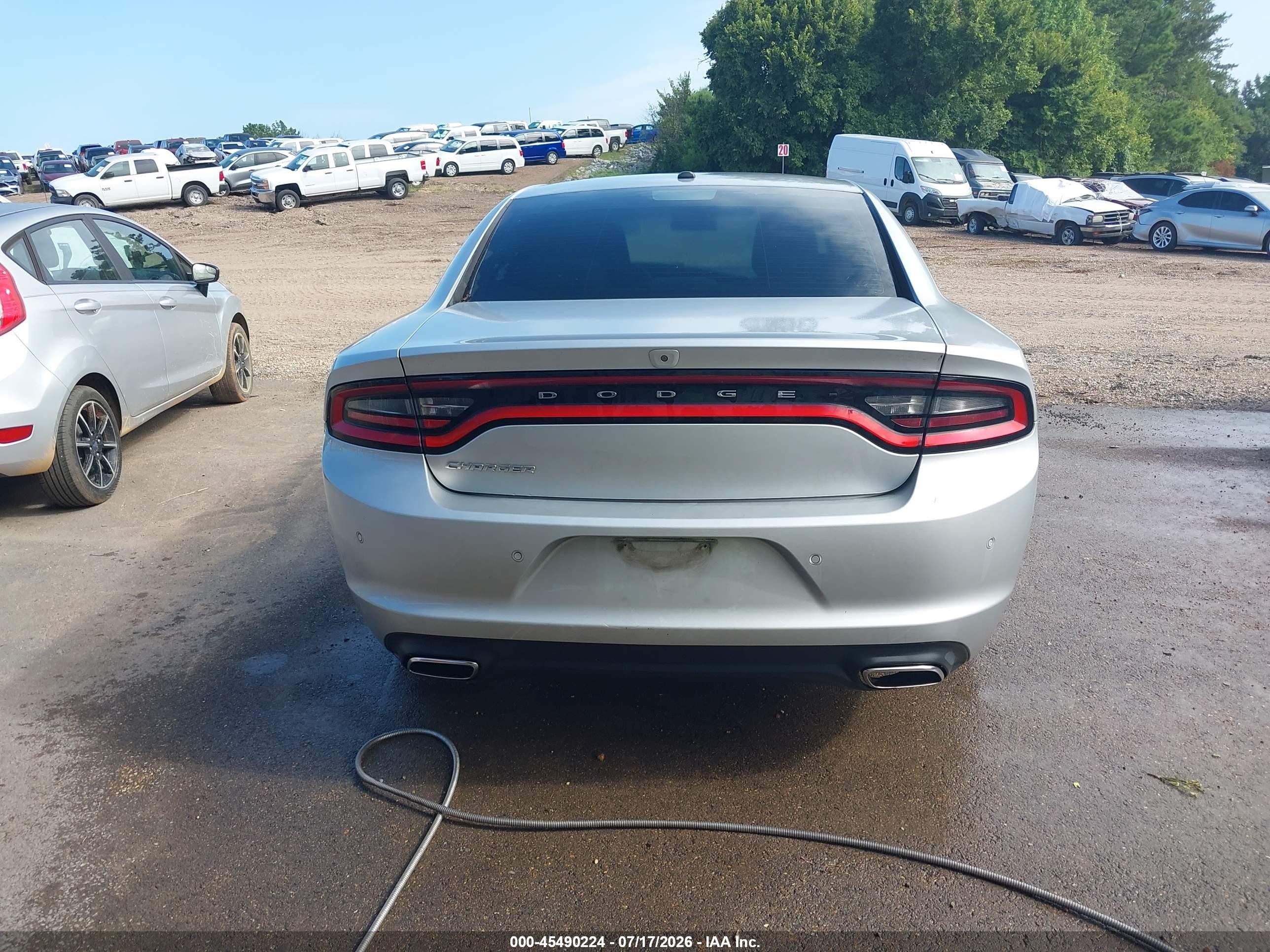 2020 Dodge Charger Sxt Rwd Silver vin: 2C3CDXBG4LH190104