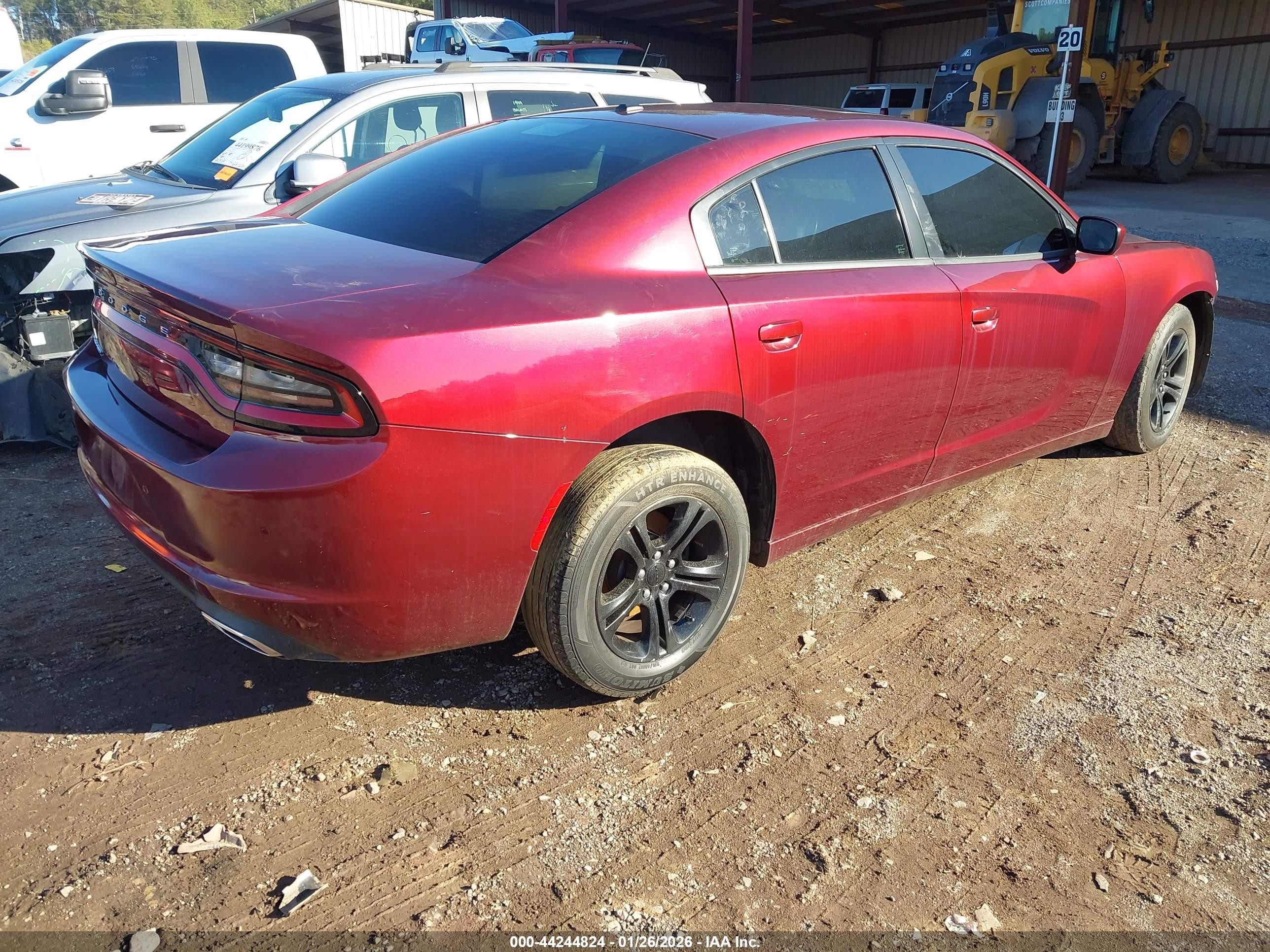 2021 Dodge Charger Sxt Rwd Maroon vin: 2C3CDXBG4MH522527