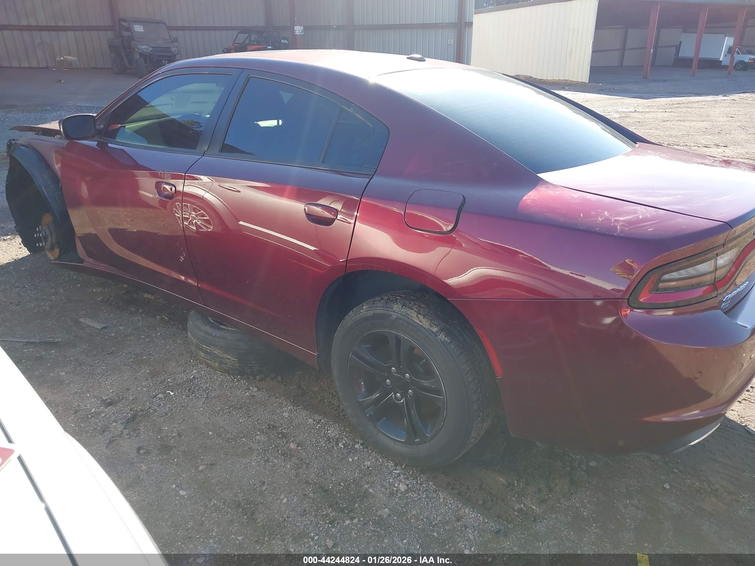 2021 Dodge Charger Sxt Rwd Maroon vin: 2C3CDXBG4MH522527