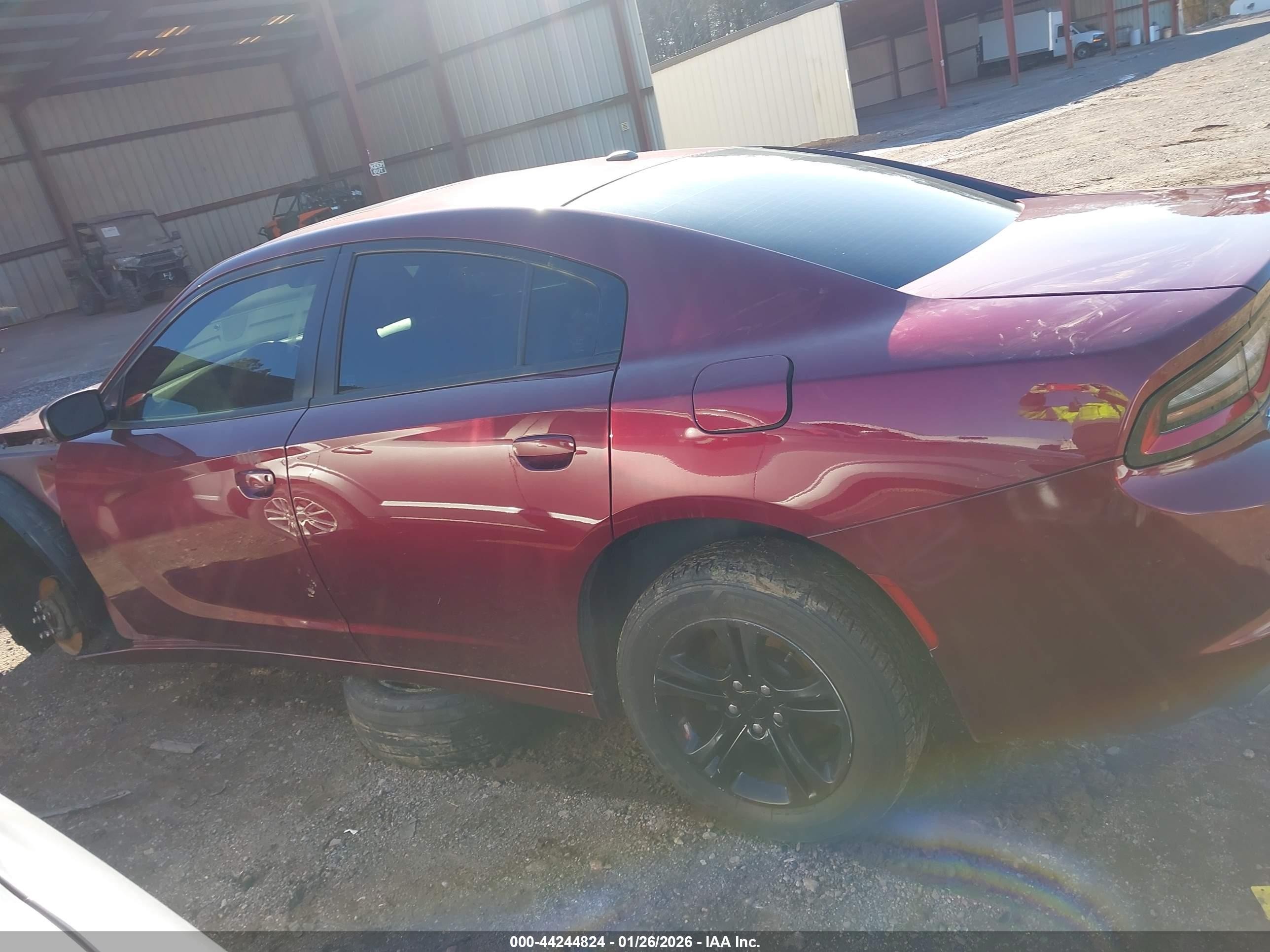 2021 Dodge Charger Sxt Rwd Maroon vin: 2C3CDXBG4MH522527