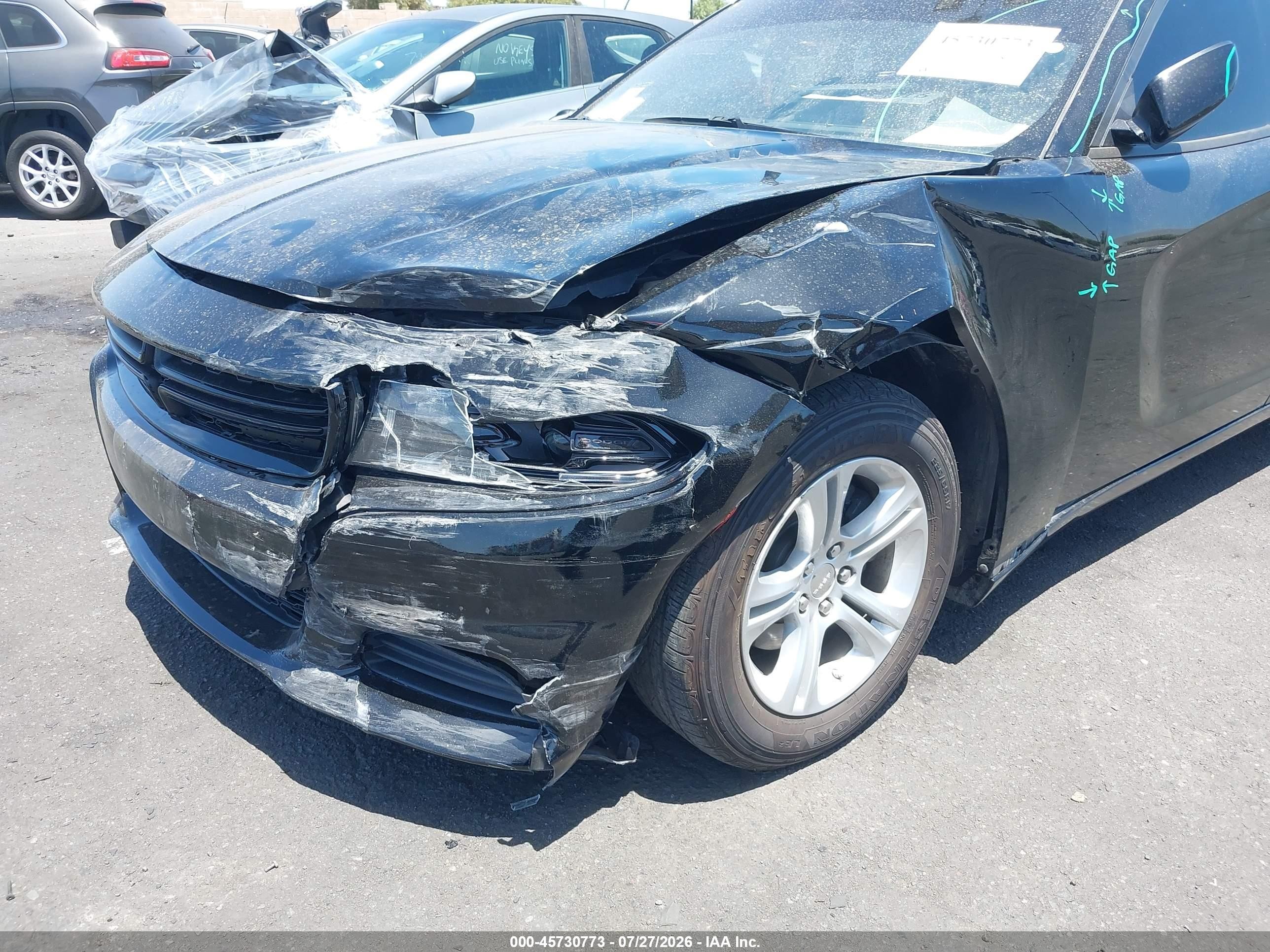 2022 Dodge Charger Sxt Rwd Black vin: 2C3CDXBG4NH239983