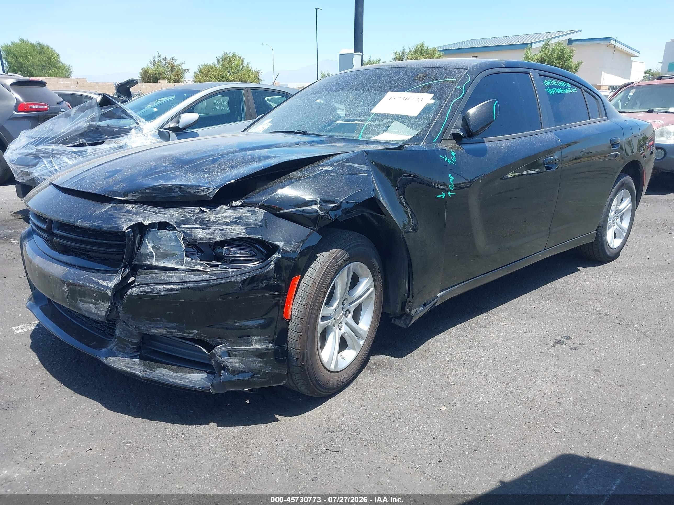 2022 Dodge Charger Sxt Rwd Black vin: 2C3CDXBG4NH239983