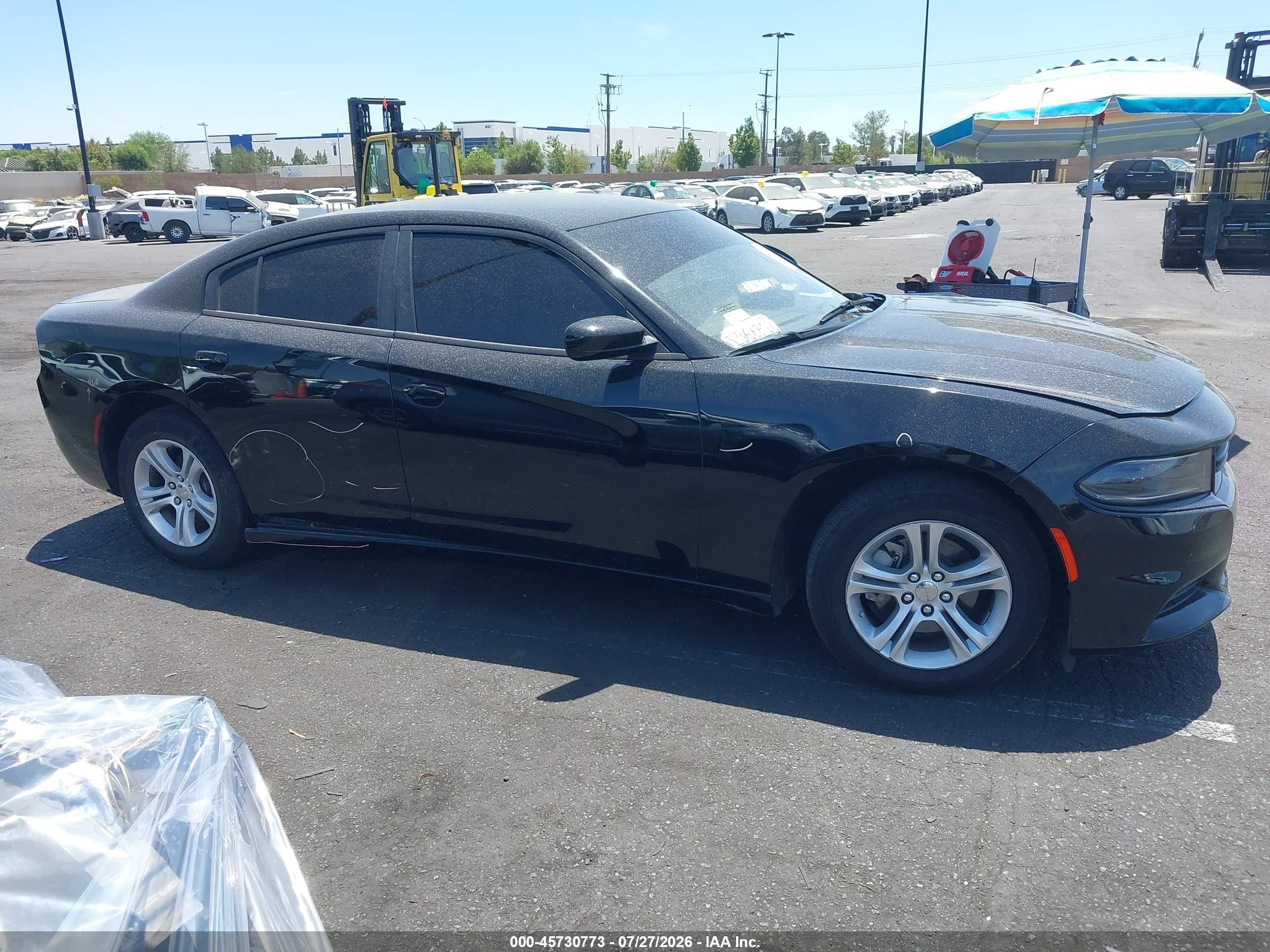 2022 Dodge Charger Sxt Rwd Black vin: 2C3CDXBG4NH239983