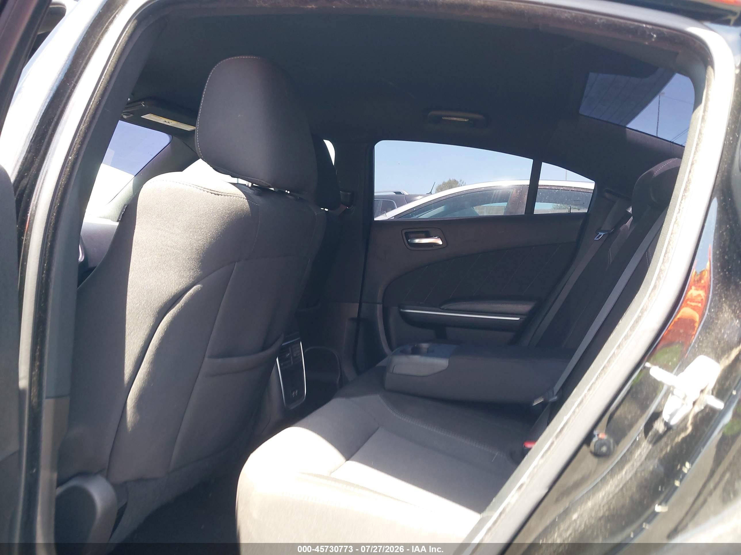 2022 Dodge Charger Sxt Rwd Black vin: 2C3CDXBG4NH239983