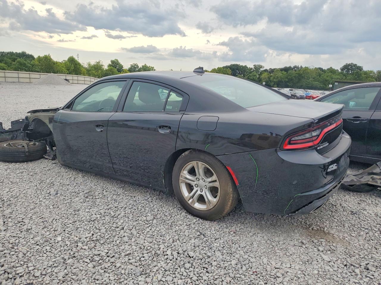 2023 Dodge Charger Sxt Черный vin: 2C3CDXBG4PH559548