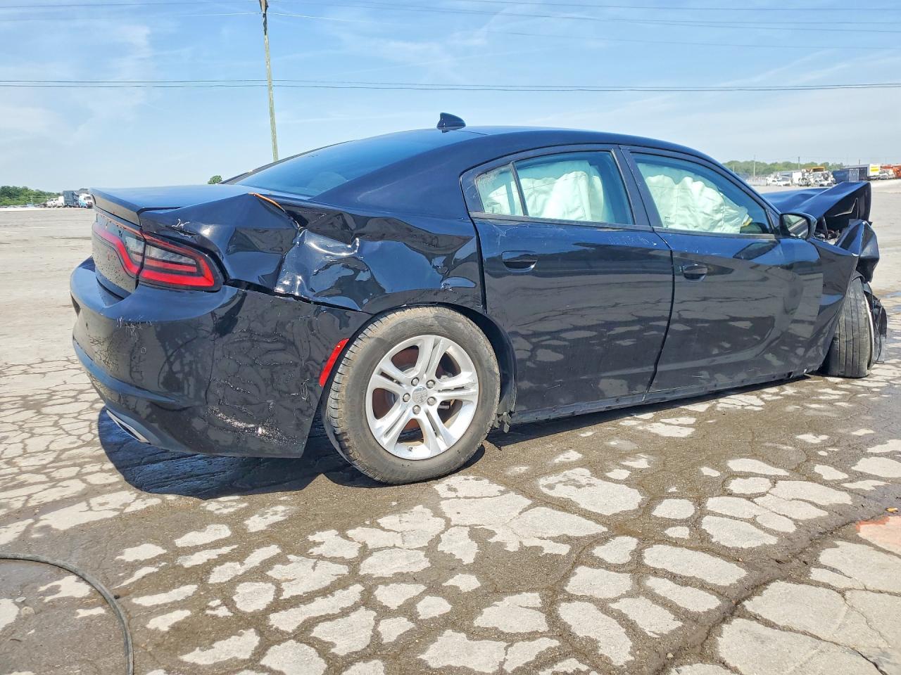 2023 Dodge Charger Sxt Black vin: 2C3CDXBG4PH563714