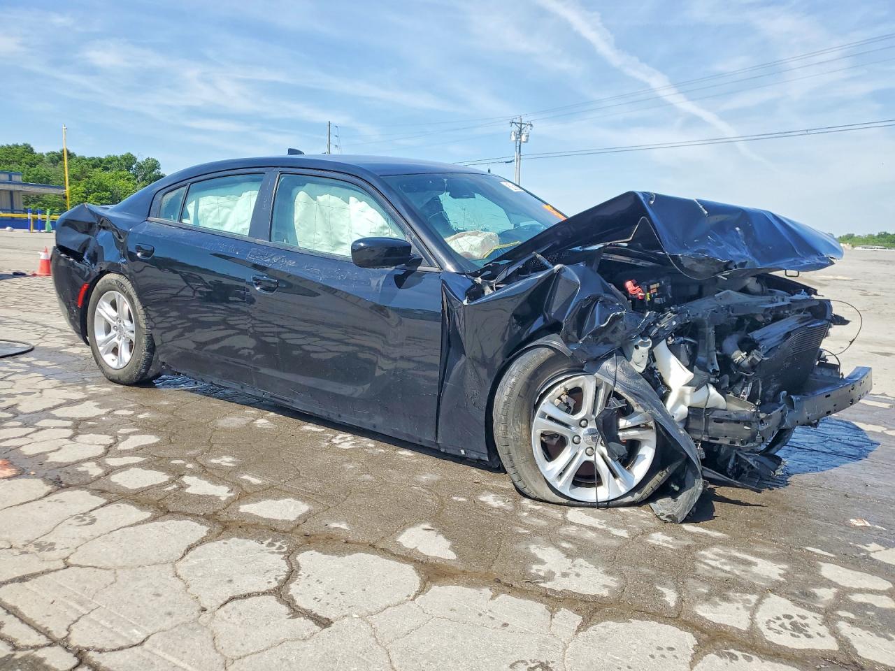 2023 Dodge Charger Sxt Black vin: 2C3CDXBG4PH563714