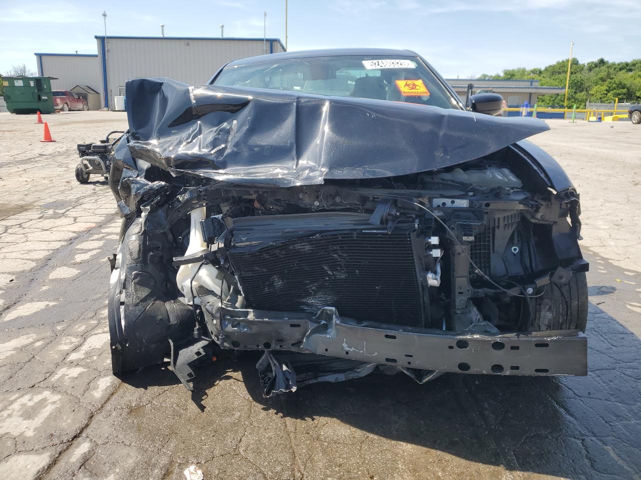 2023 Dodge Charger Sxt Black vin: 2C3CDXBG4PH563714 Damage: Front Bumper Reinforcement, Broken, Replacement Required