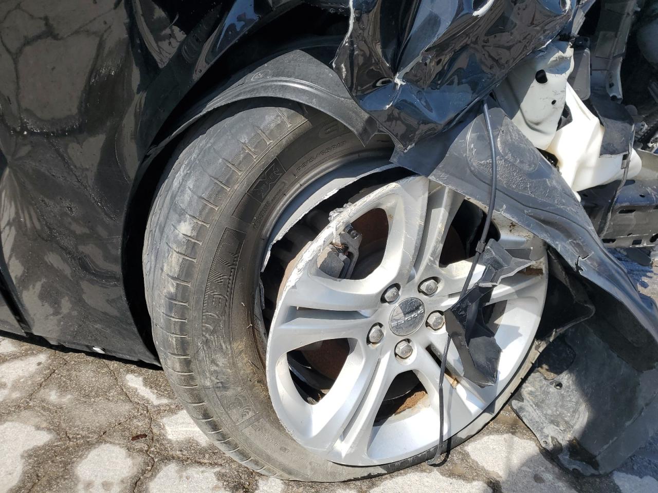 2023 Dodge Charger Sxt Black vin: 2C3CDXBG4PH563714 Damage: Right Front Wheel, Broken, Replacement Required