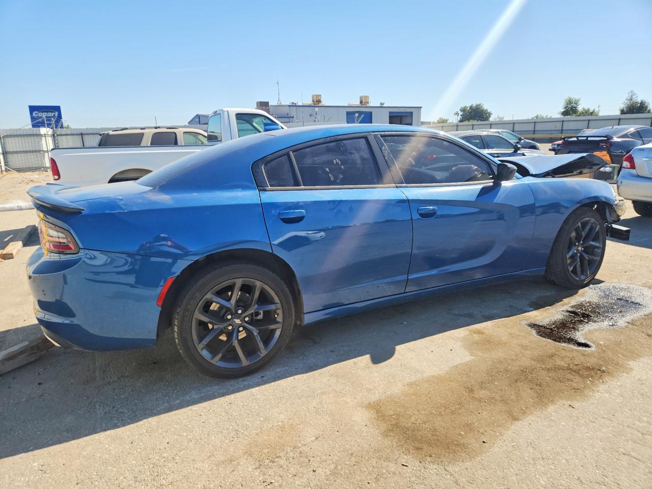 2023 Dodge Charger Sxt Синий vin: 2C3CDXBG4PH565995