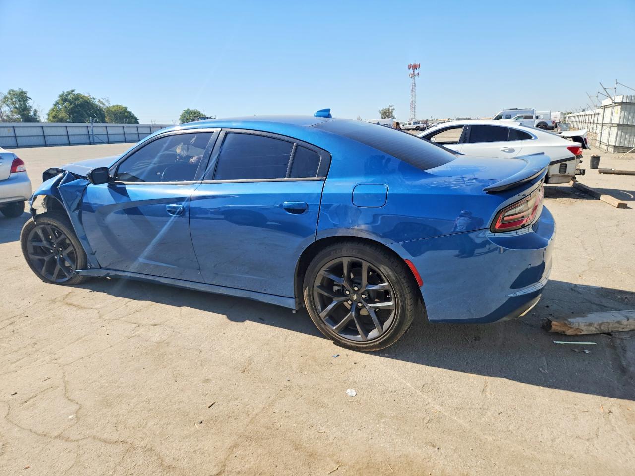 2023 Dodge Charger Sxt Синий vin: 2C3CDXBG4PH565995