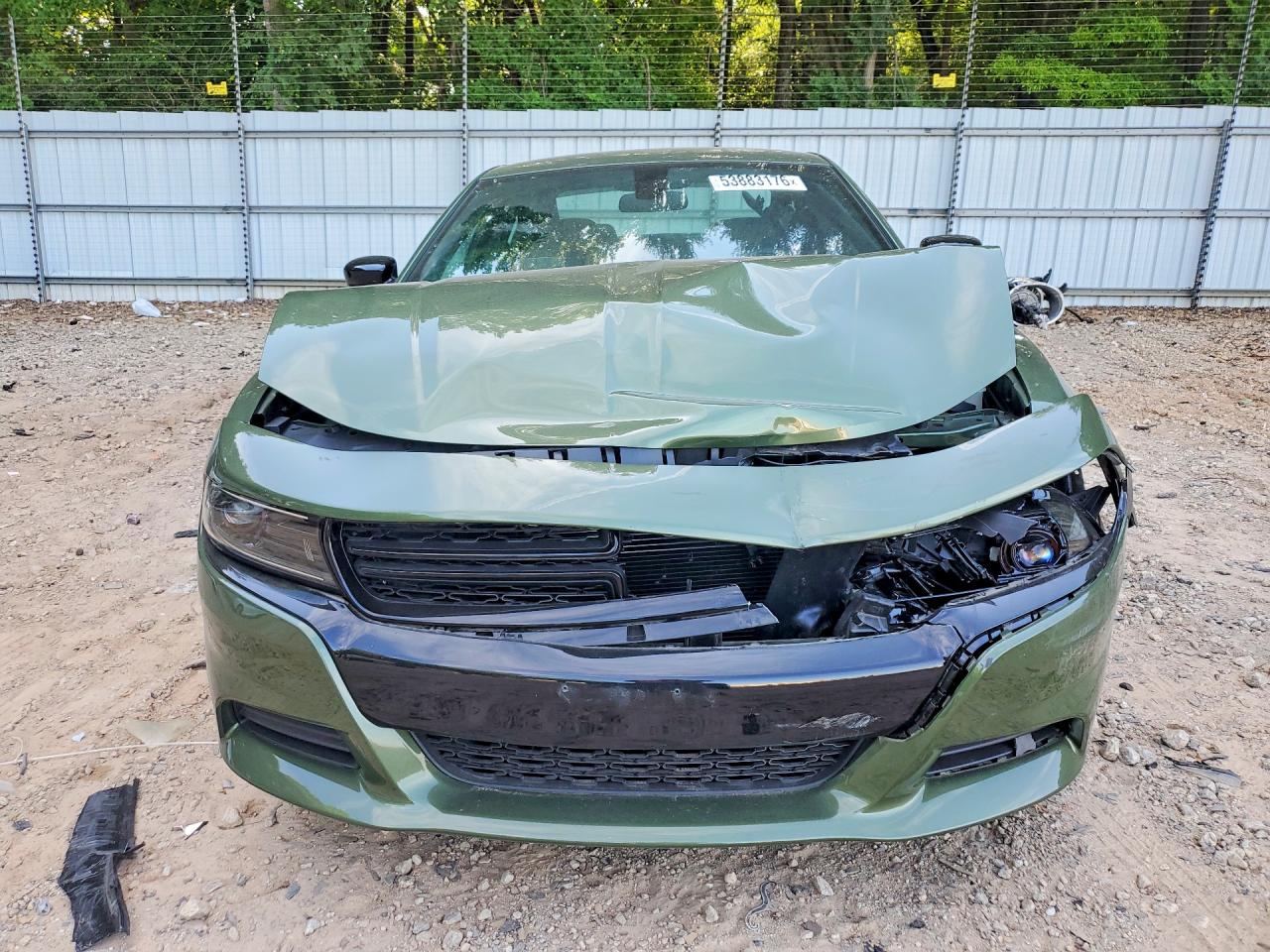 2023 Dodge Charger Sxt Зеленый vin: 2C3CDXBG4PH598592