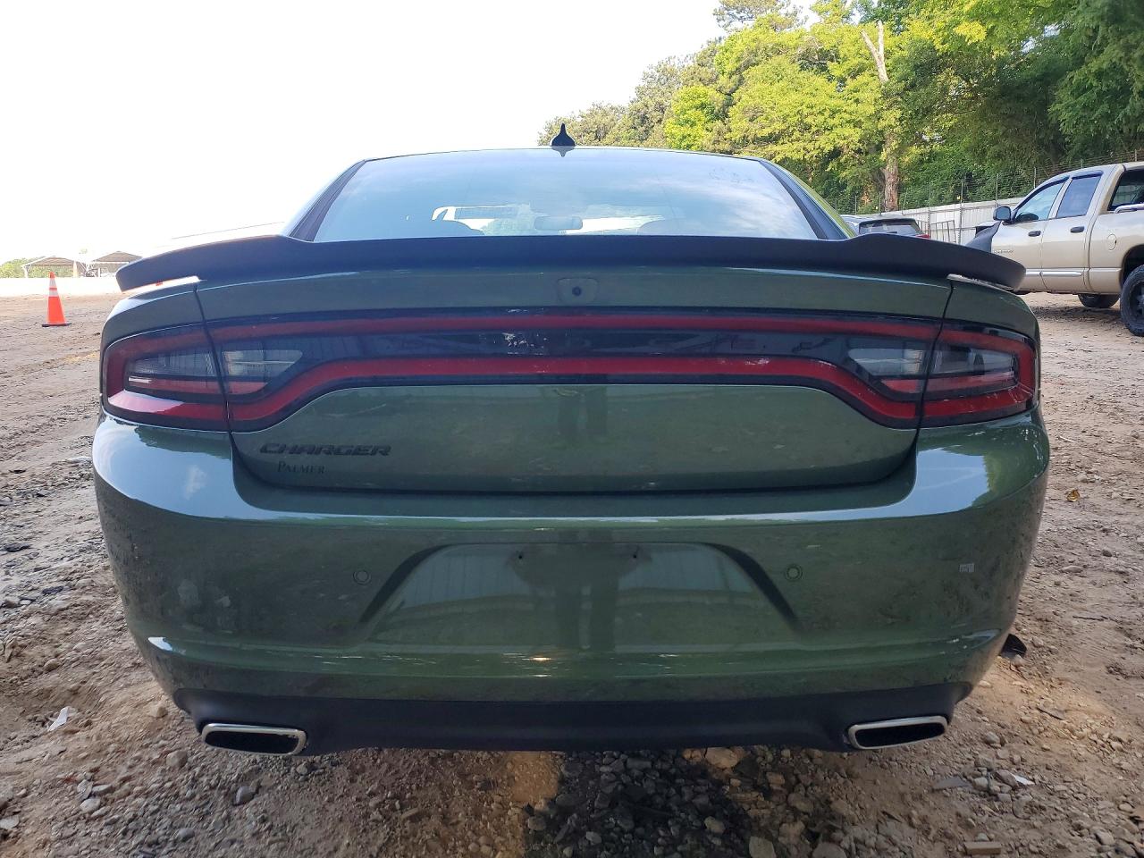 2023 Dodge Charger Sxt Зеленый vin: 2C3CDXBG4PH598592
