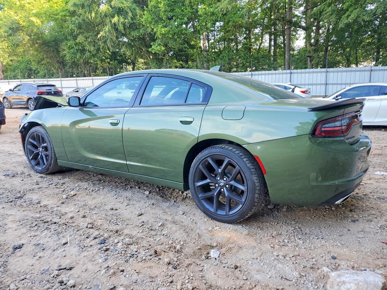 2023 Dodge Charger Sxt Зеленый vin: 2C3CDXBG4PH598592