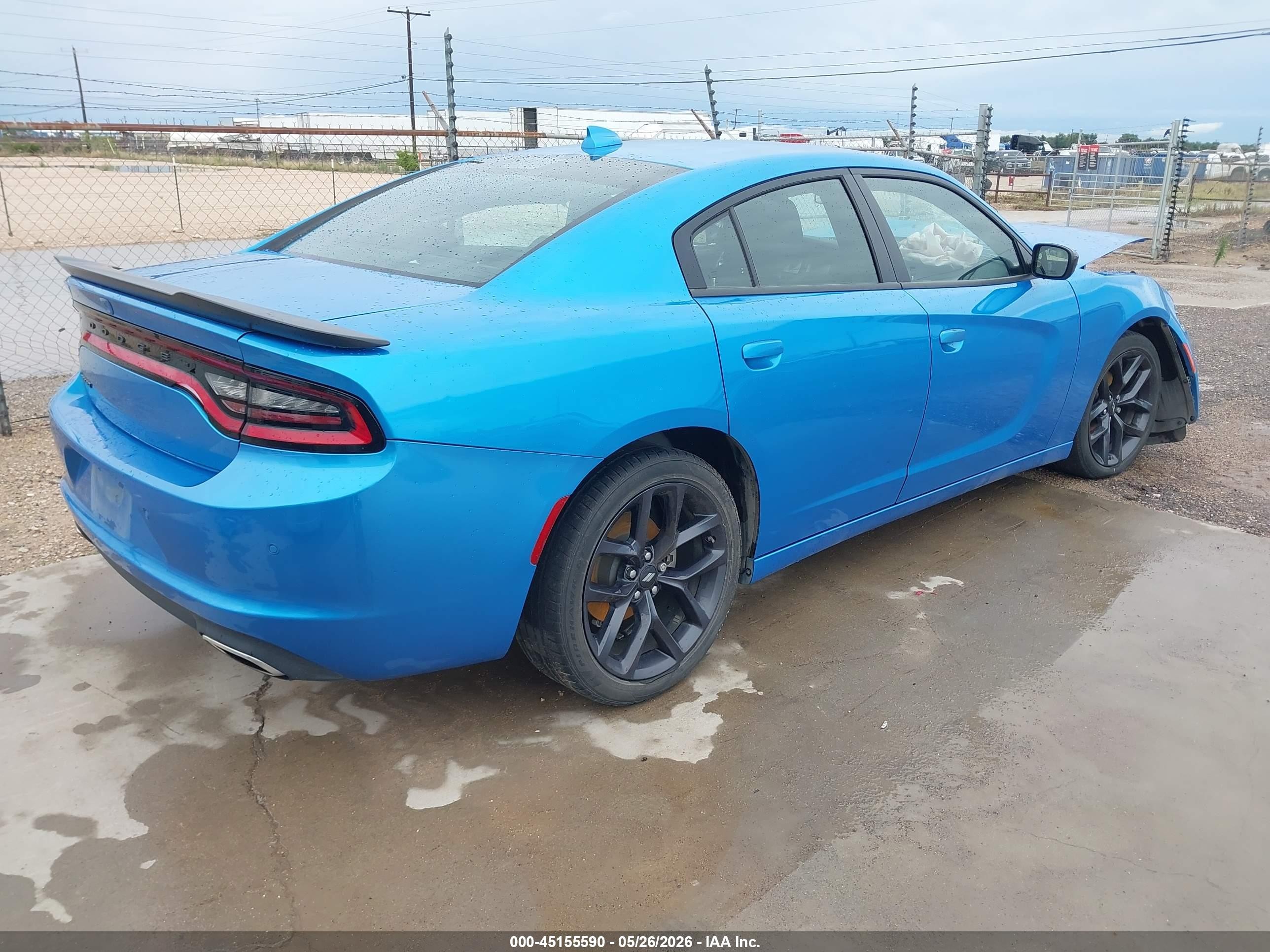 2023 Dodge Charger Sxt Blue vin: 2C3CDXBG4PH608506