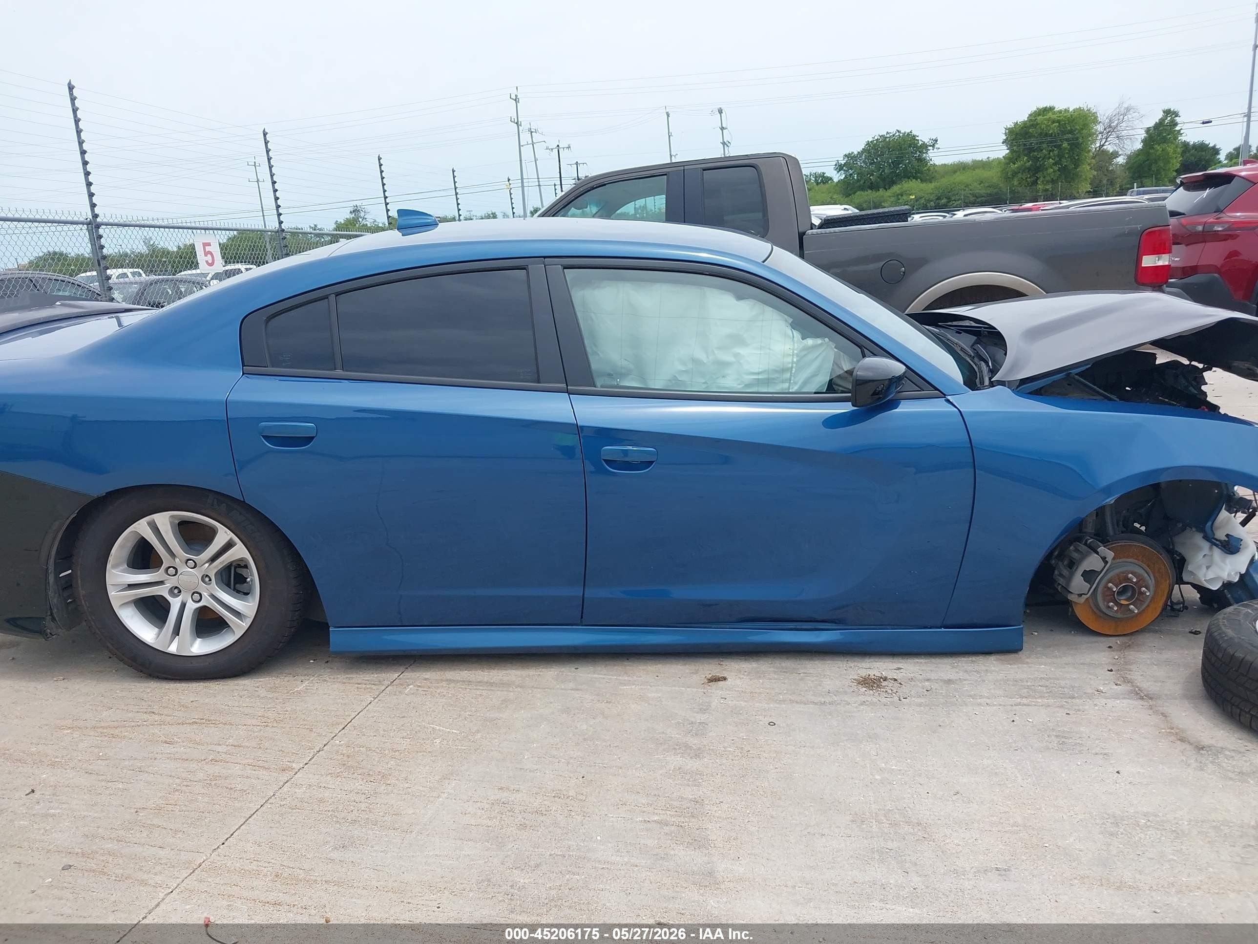 2023 Dodge Charger Sxt Синий vin: 2C3CDXBG4PH698028