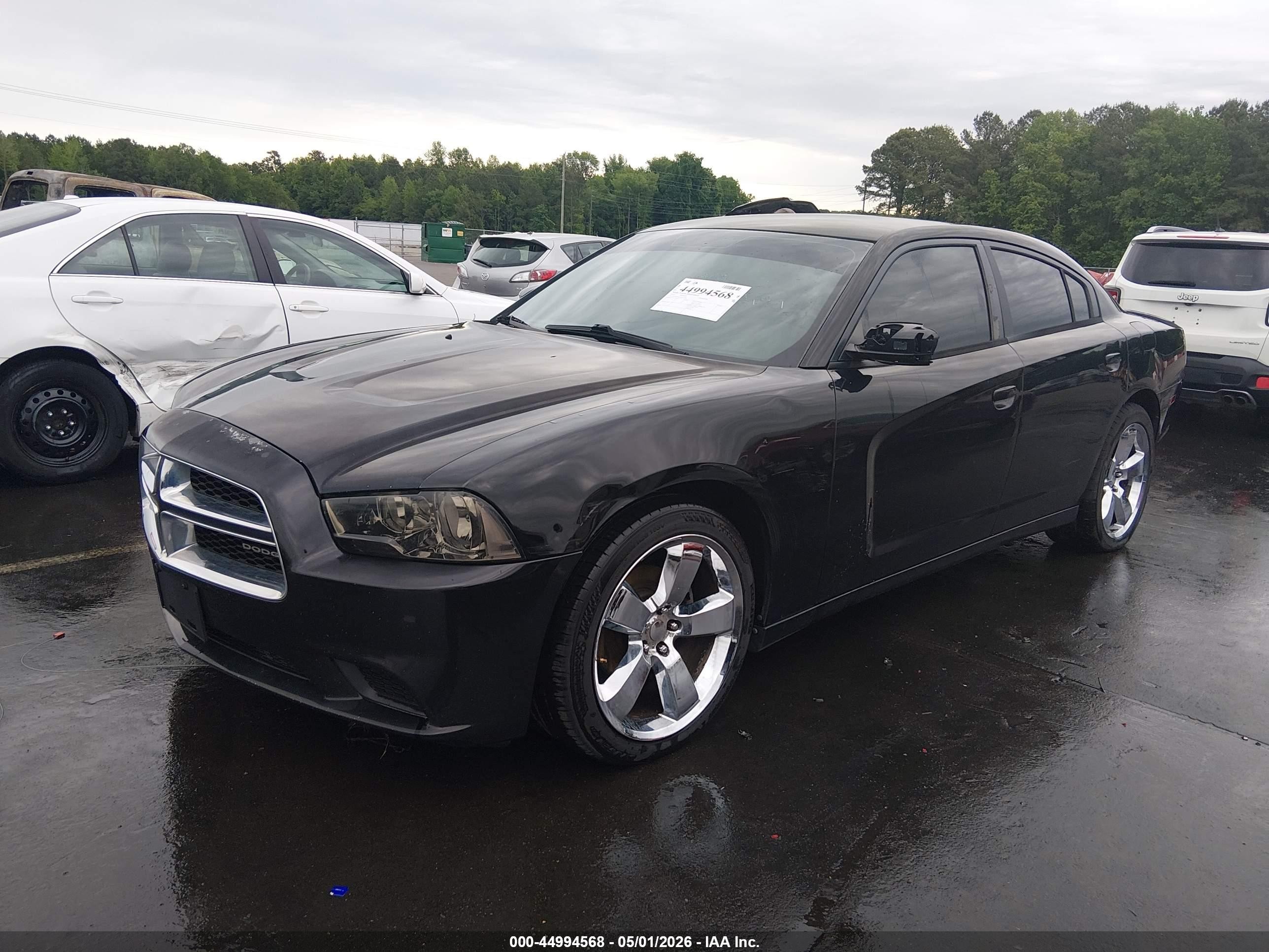 2012 Dodge Charger Se Черный vin: 2C3CDXBG5CH112009