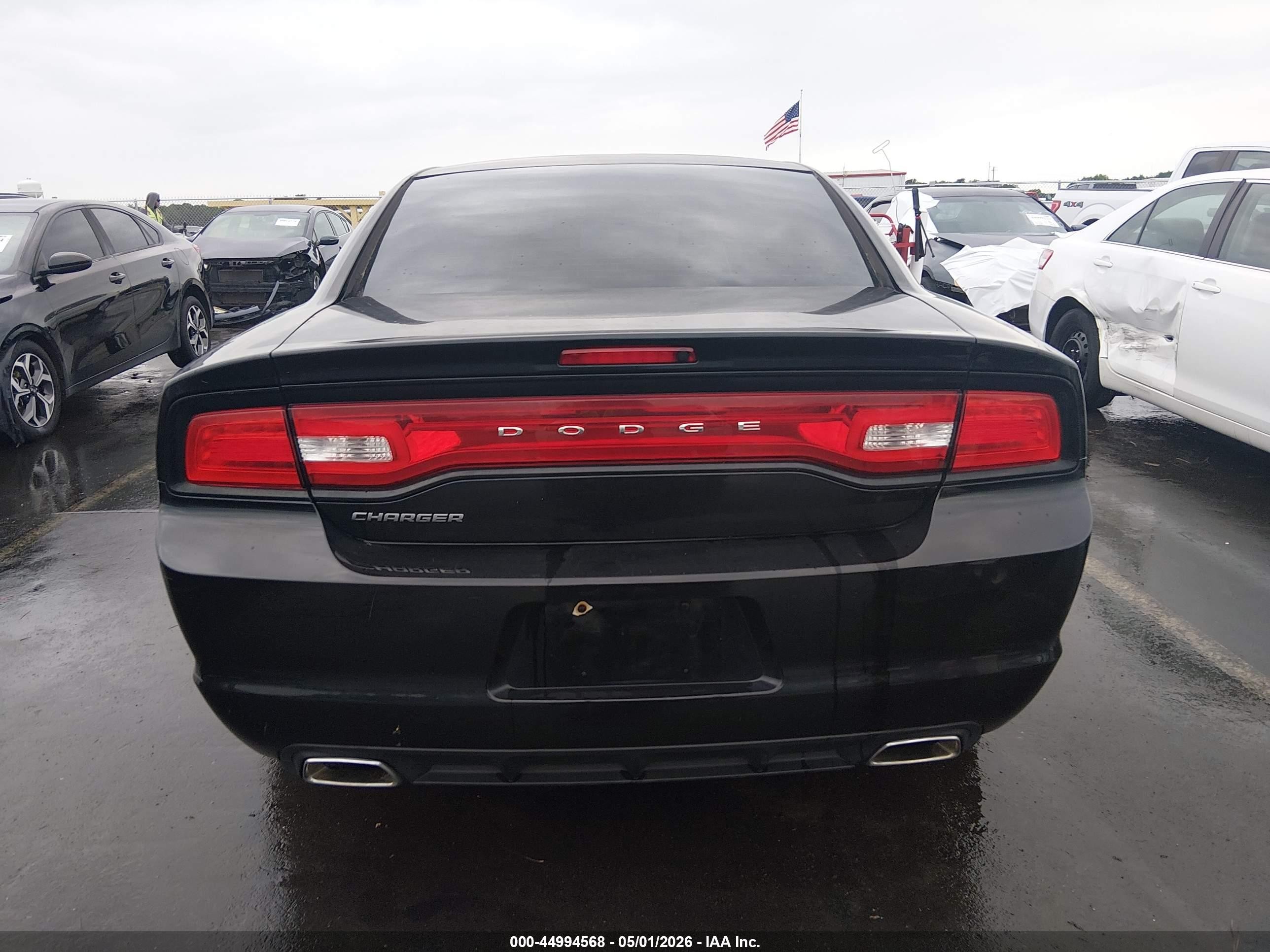 2012 Dodge Charger Se Черный vin: 2C3CDXBG5CH112009