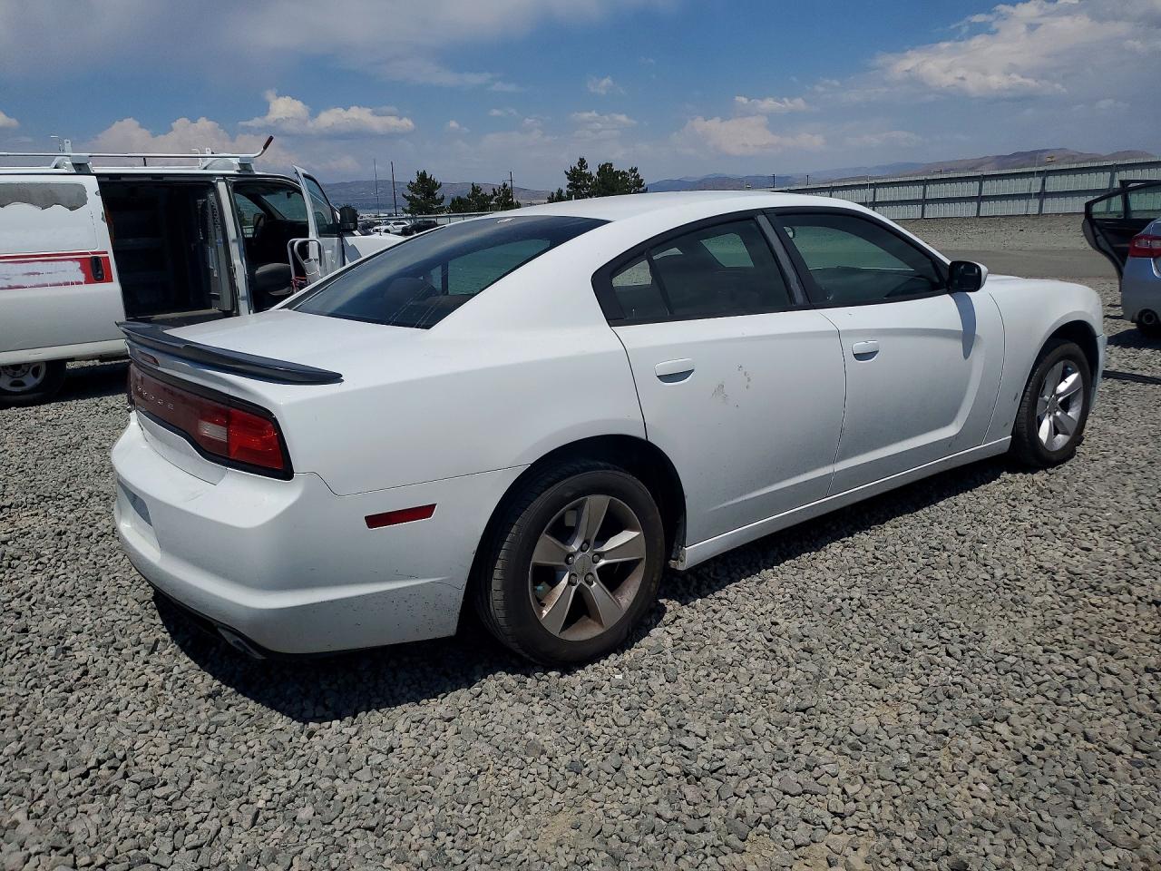 2012 Dodge Charger Se White vin: 2C3CDXBG5CH139680