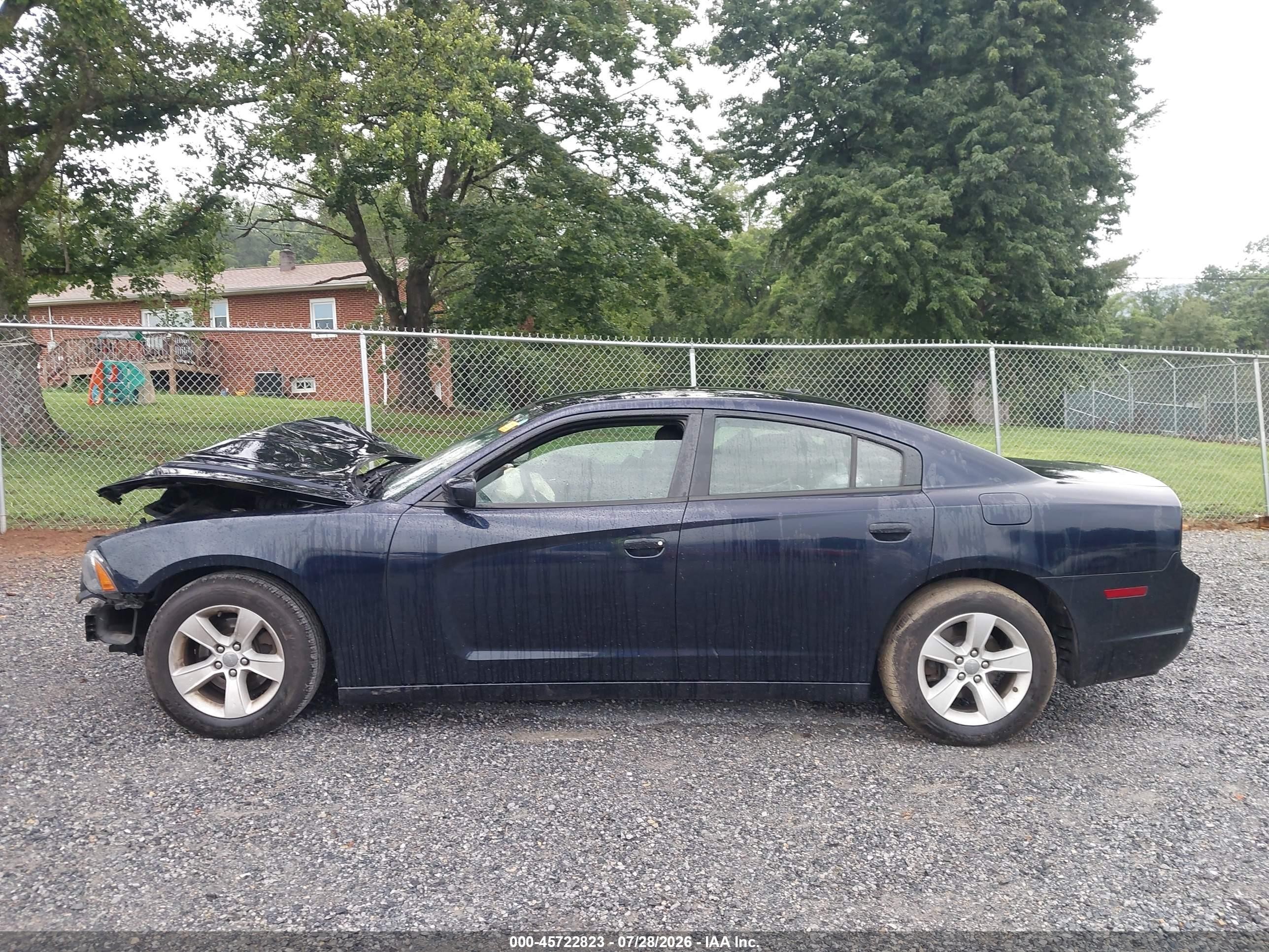 2012 Dodge Charger Se Black vin: 2C3CDXBG5CH187518