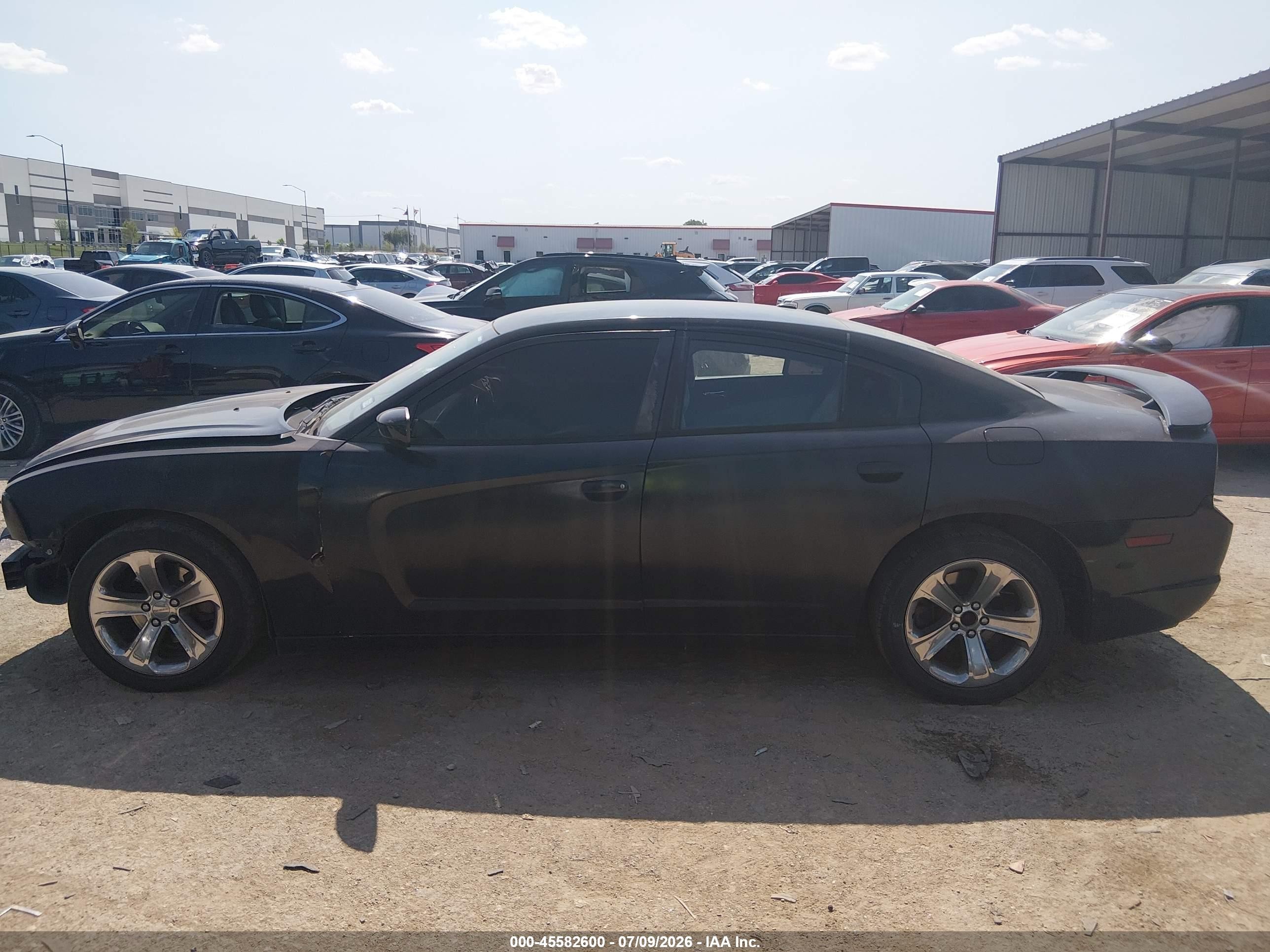 2012 Dodge Charger Se Black vin: 2C3CDXBG5CH219755