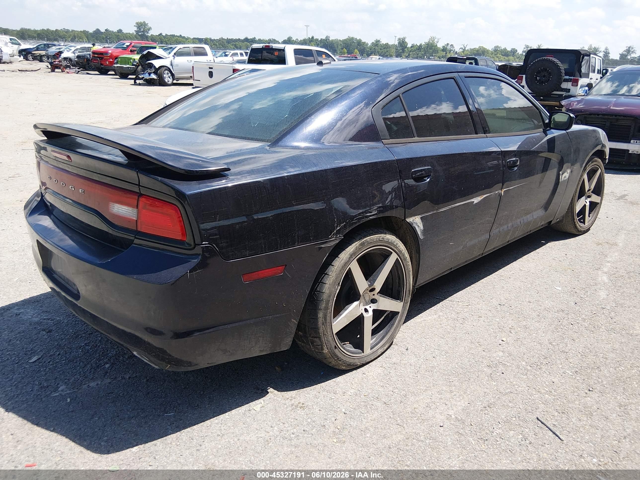 2012 Dodge Charger Se Black vin: 2C3CDXBG5CH297792